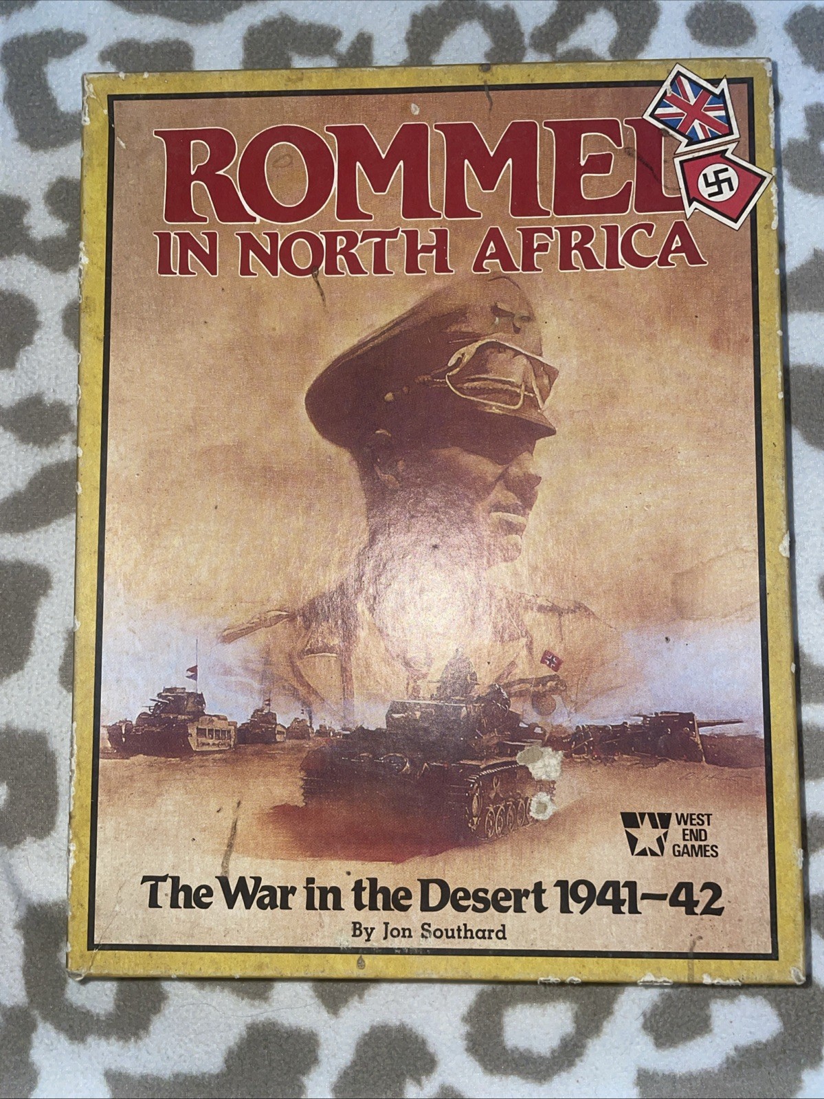 West End Games. 1986. Rommel In North Africa. Punched VGC.