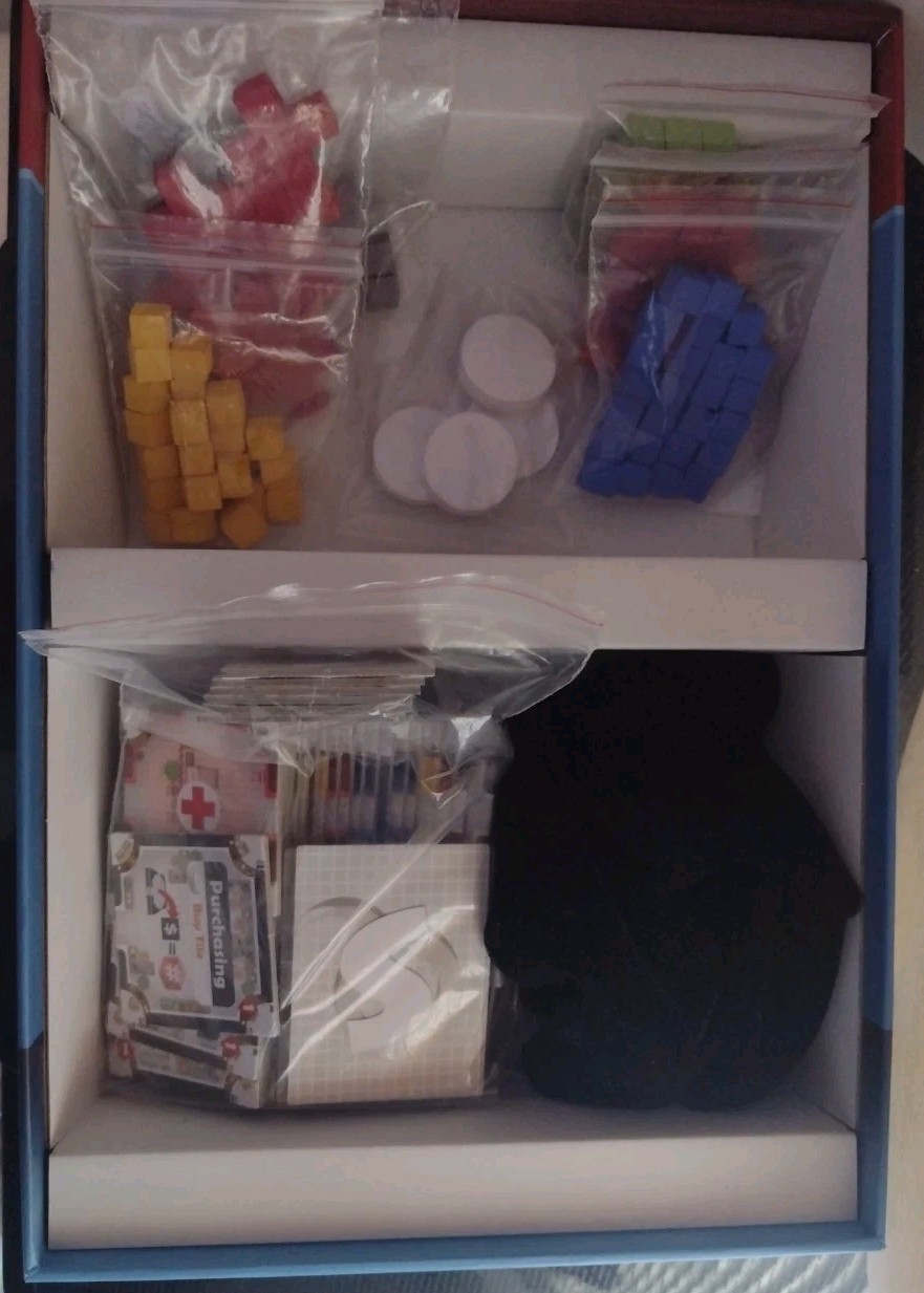 Mercury Games Quarantine Hospital Themed Strategy Board Game Complete