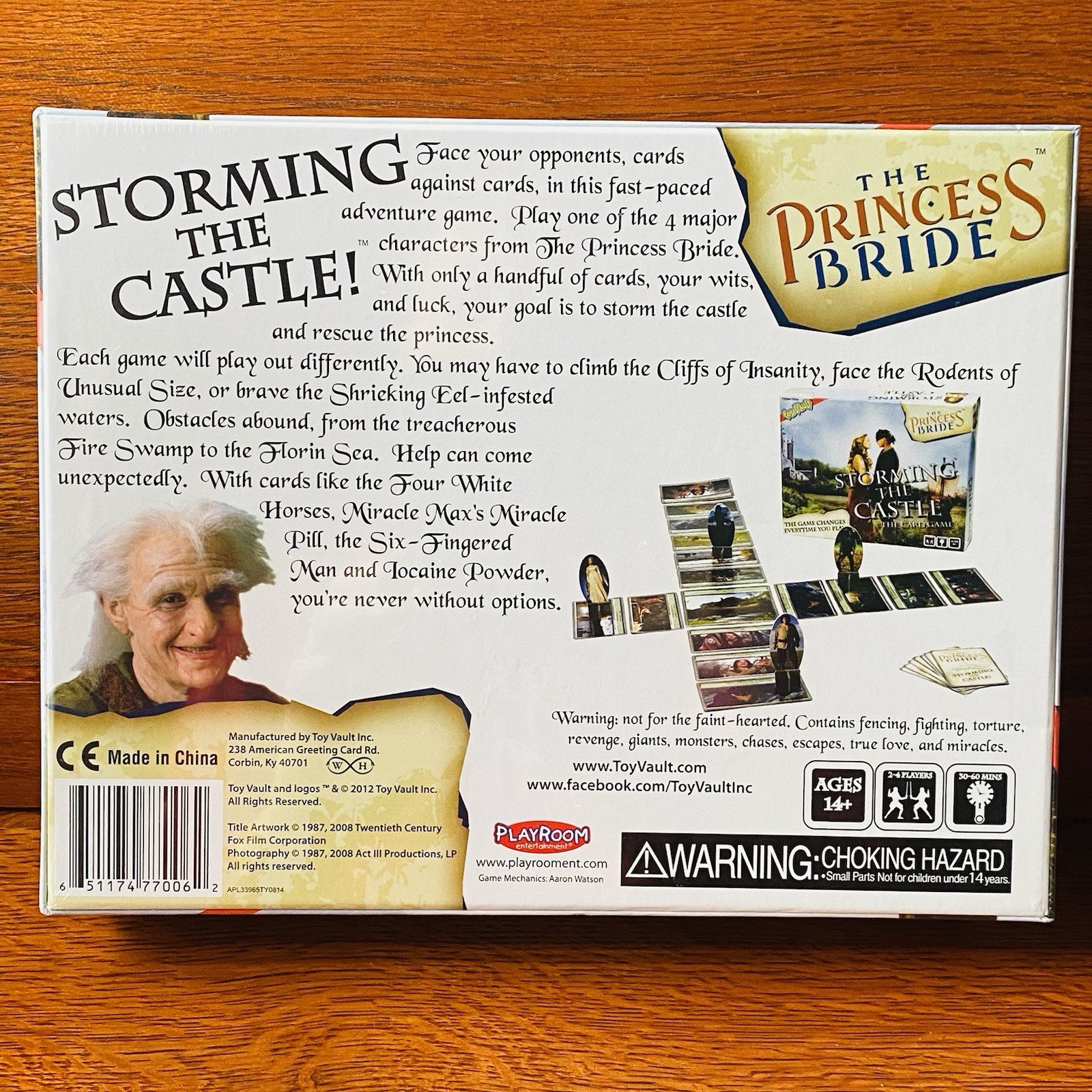 2008 Princess Bride Storming the Castle Card Game Toy Vault Sealed NIB