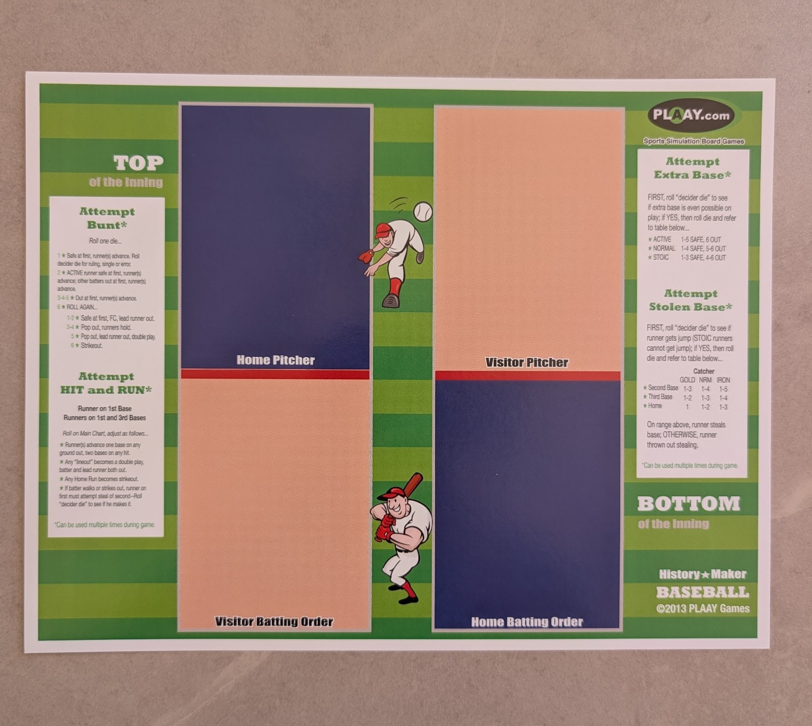 History Maker Baseball 2013 With Player/Umpire Cards From 1997 And 1975 Seasons.