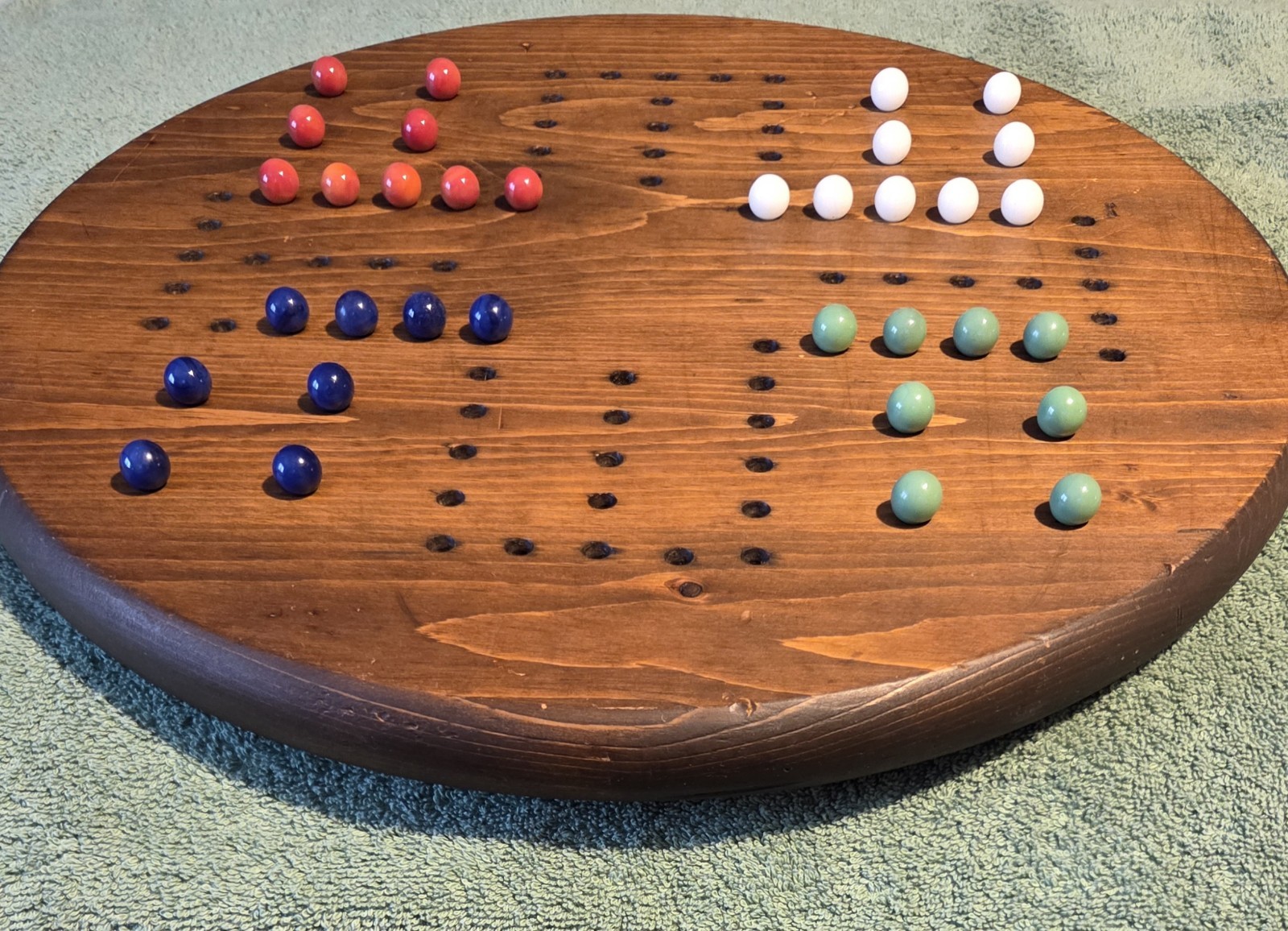 Vintage Aggravation / Wahoo Board Game, Complete with Marbles for 2-4 Players