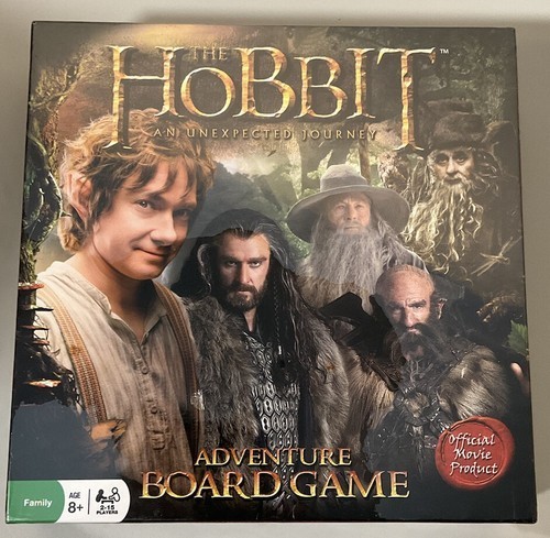 The Hobbit an Unexpected Journey Adventure Board Game Epic Quest 6213 Open Box