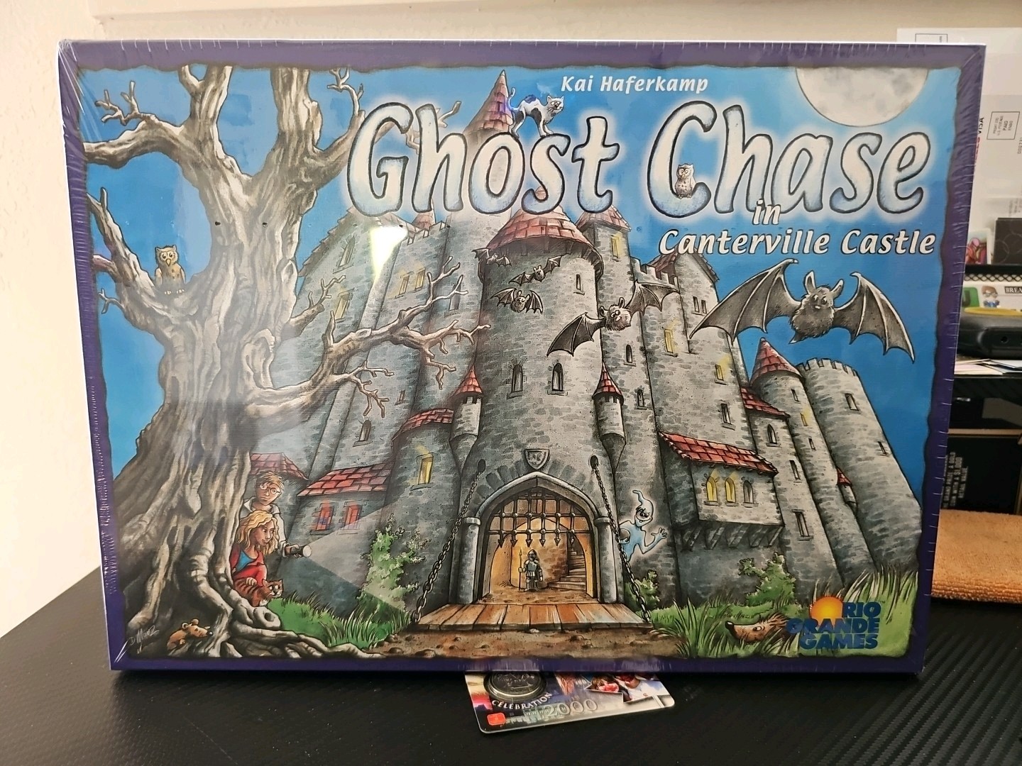 Ghost Chase Canterville Castle COMPLETE Rio Grande Games 2001 Amigo Strategy