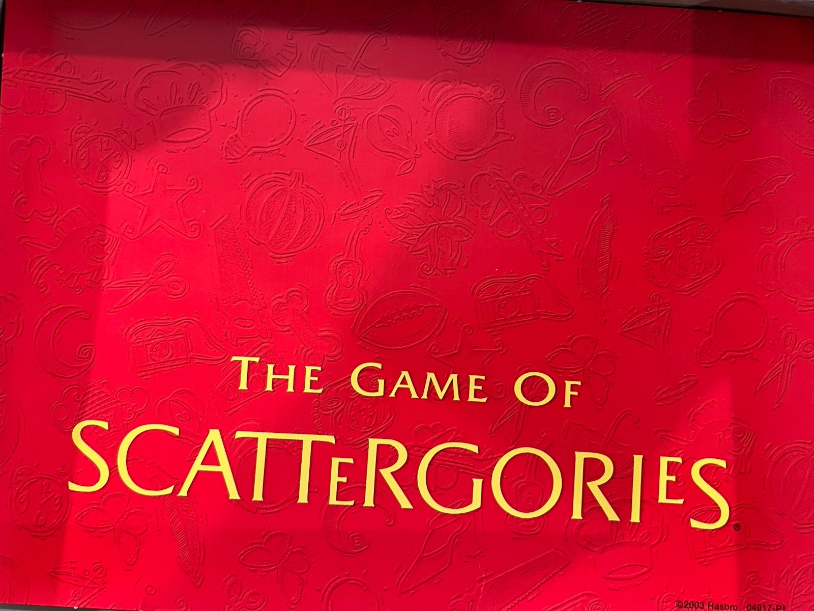 1999 Hasbro Board Game of Scattergories Word Game – Vintage