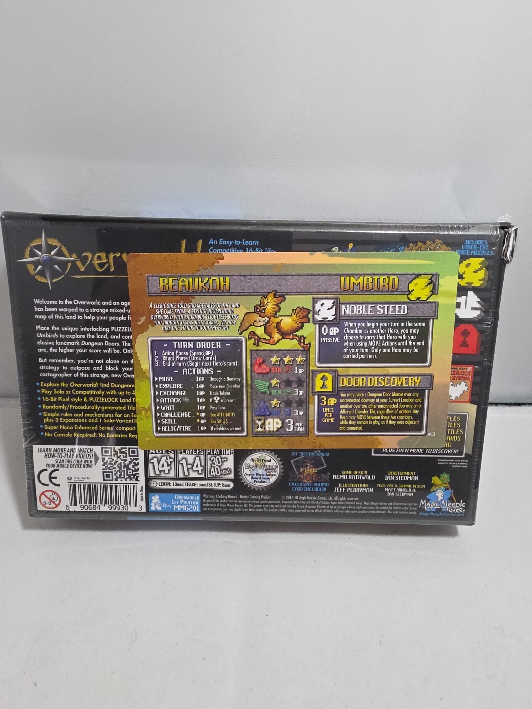 Overworld RPG Table Top Board Game Magic Meeple NIB Factory Sealed (HC)