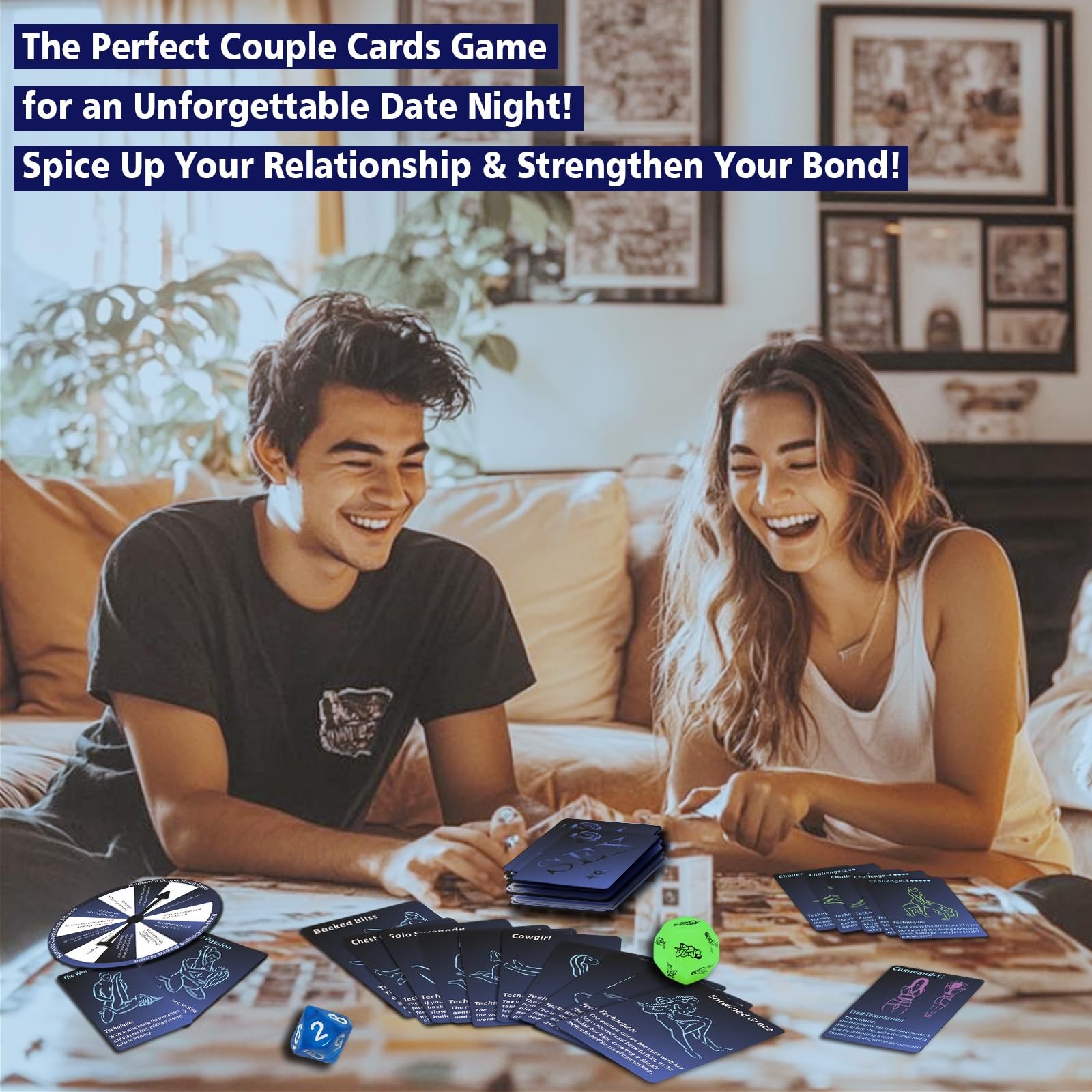 Sex Game for Adults 42 Romantic Bedroom Cards with Sex Positions, Challenges…