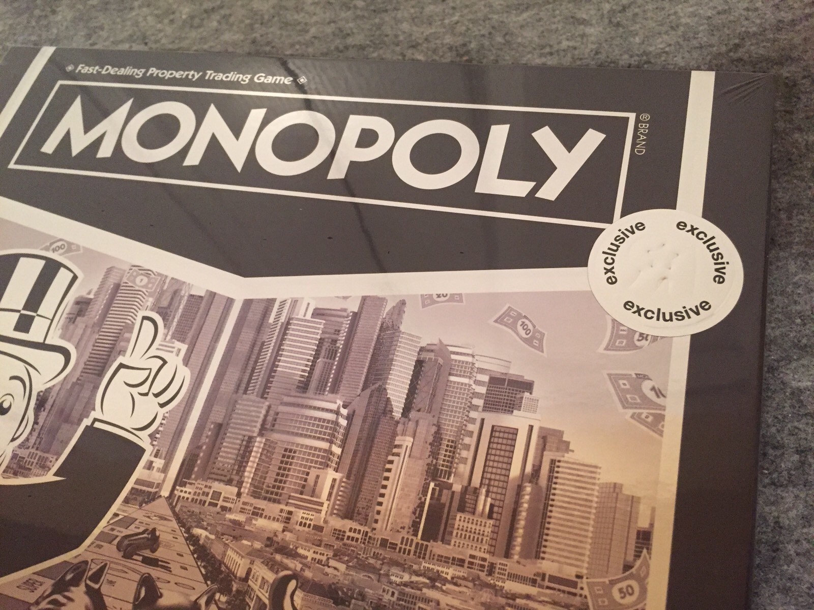 Hasbro TRU Toys R Us Exclusive Monopoly Silver Line Edition NIB