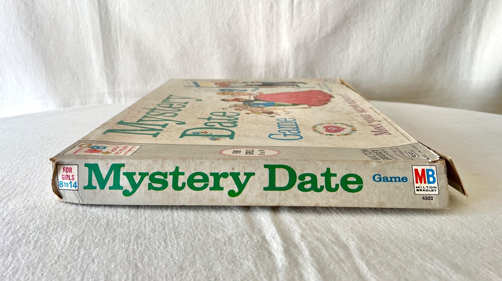 Vintage 1965 Mystery Date Game By Milton Bradley Complete Unused Cards W/Box