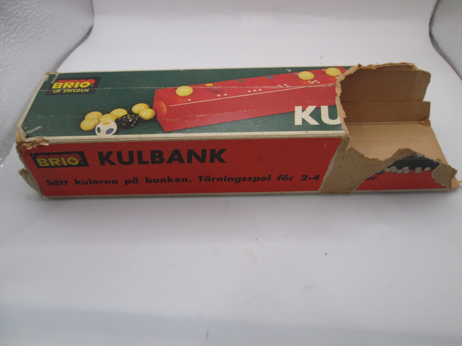 Vtg Brio Of Sweeden KULBANK Dice Game “A game with dice for 2–4 players”