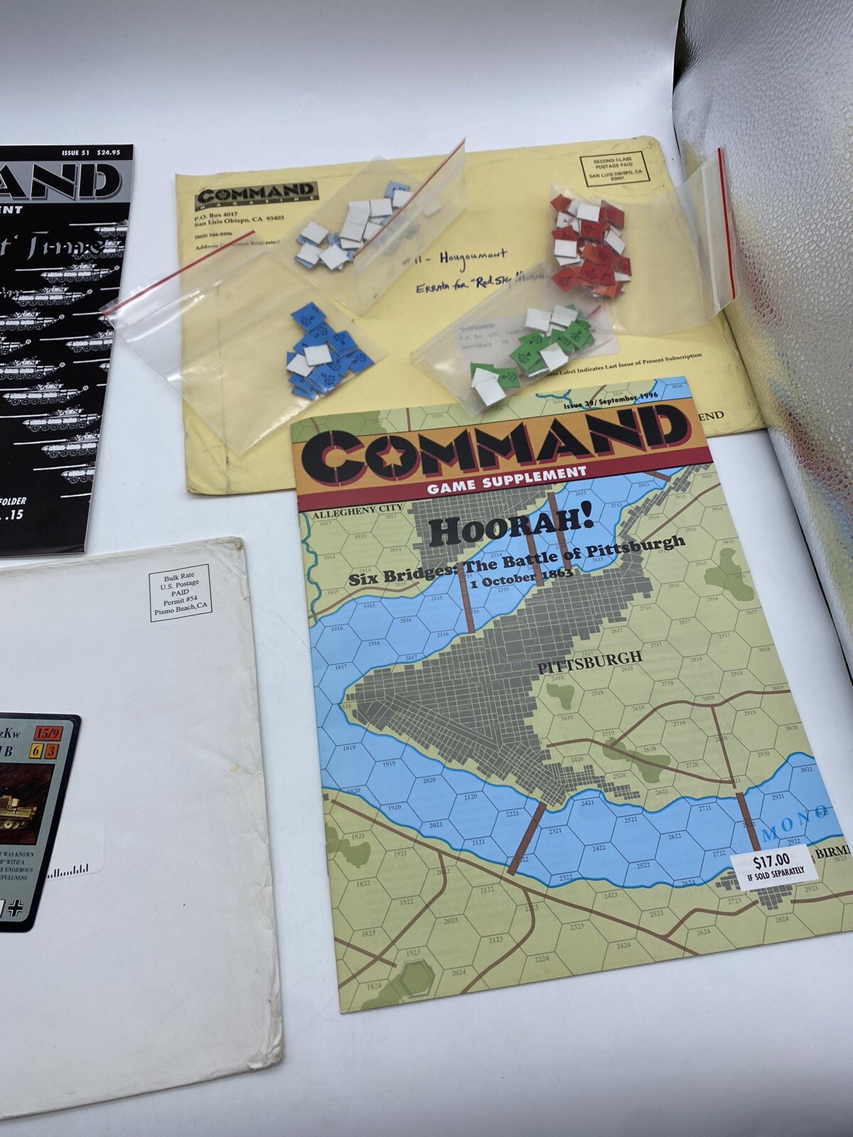 XTR Command Magazine Misc Lot W/ The Fire Next Time & Hoorah