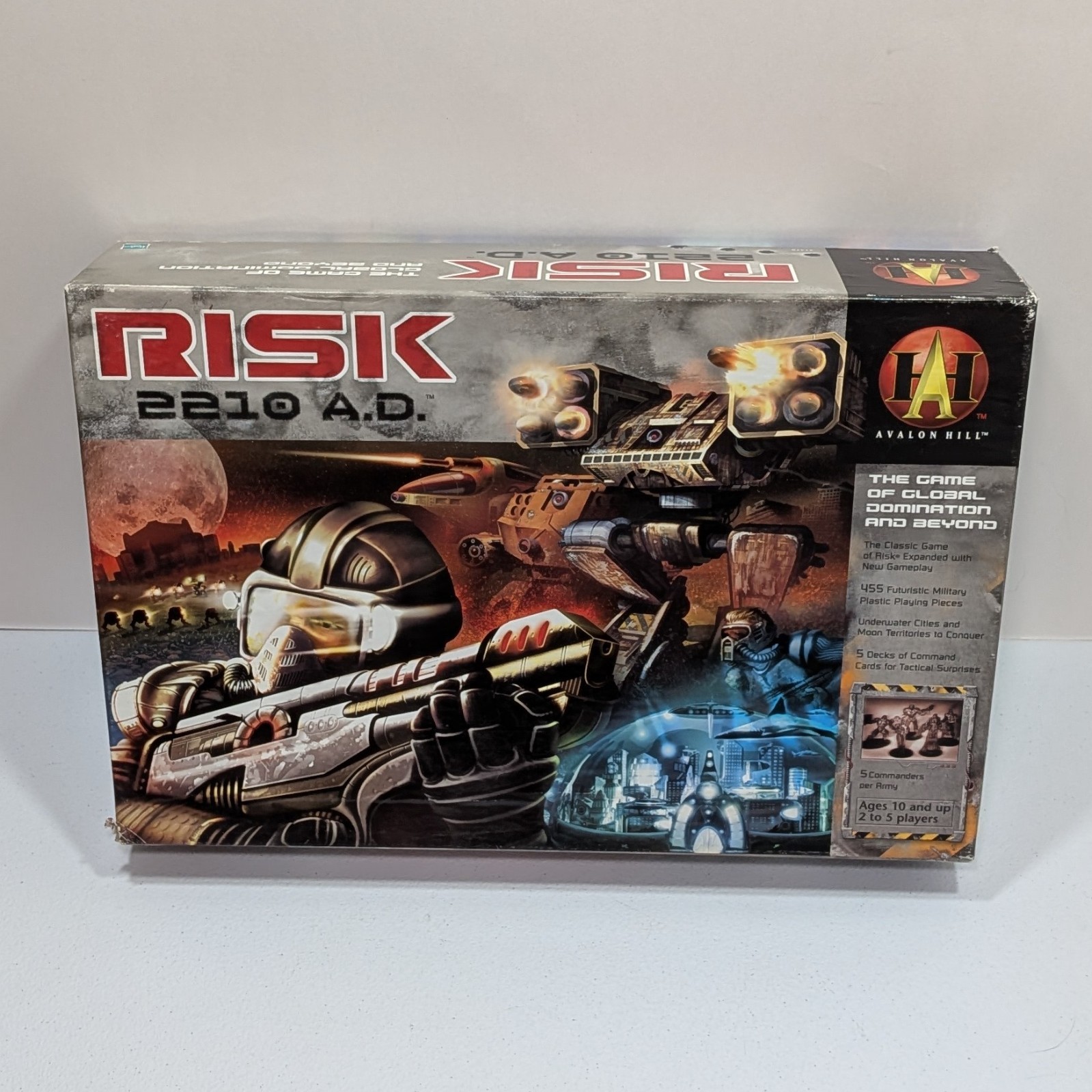 Avalon Hill Risk 2210 AD Game Global Domination 100% Complete 2001