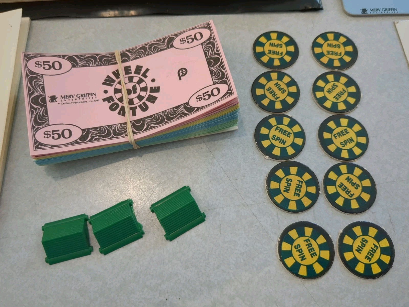 WHEEL OF FORTUNE 2nd Ed Complete Board Game 1985