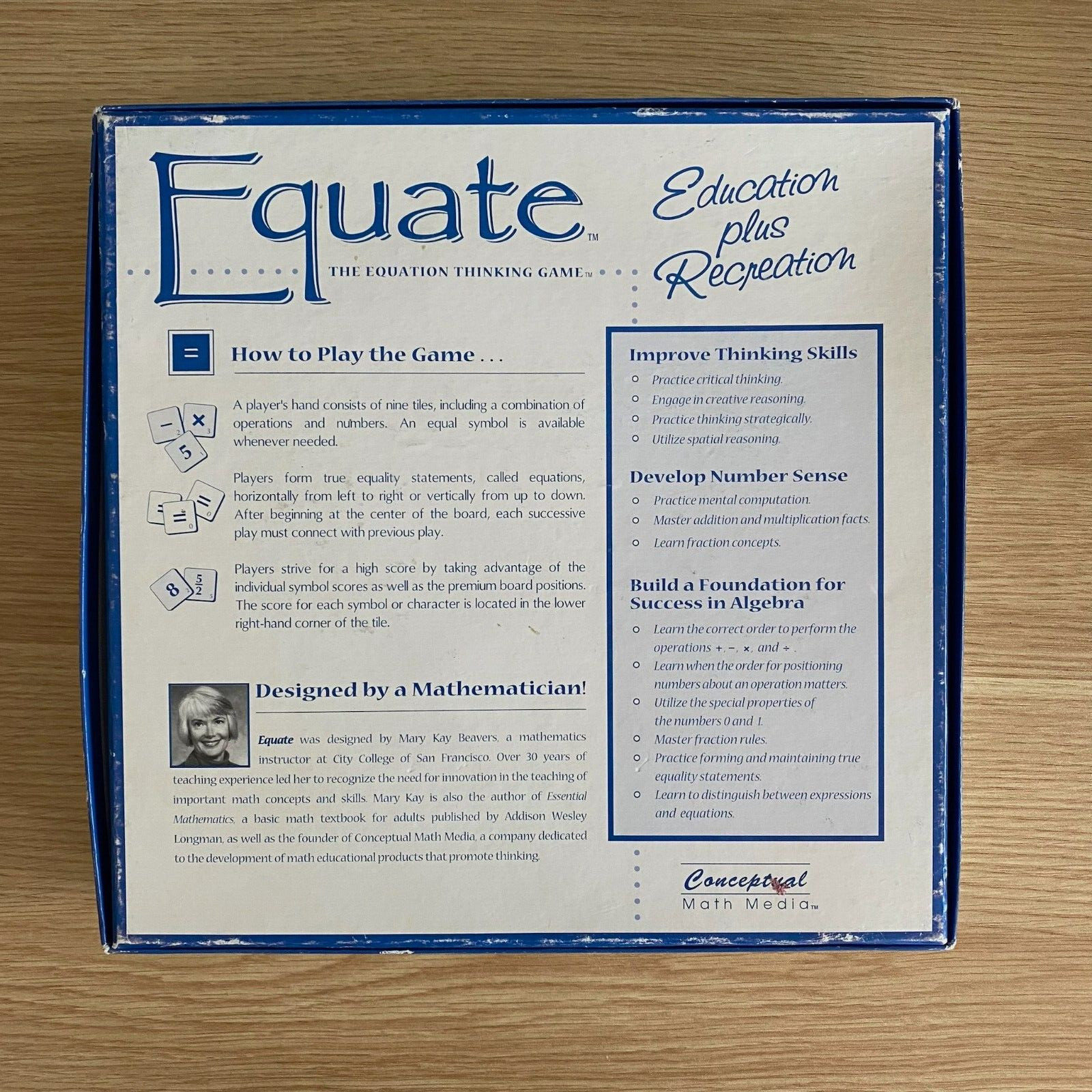 Equate The Equation Thinking Board Game Math Skills Homeschool Classroom