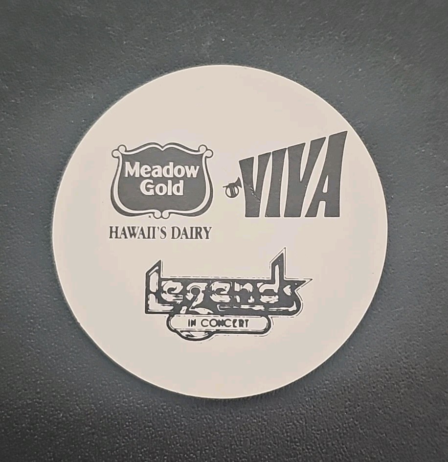 Vintage Pog Very Rare Marilyn Monroe by Sydney Revere Legends In Concert 1.5″