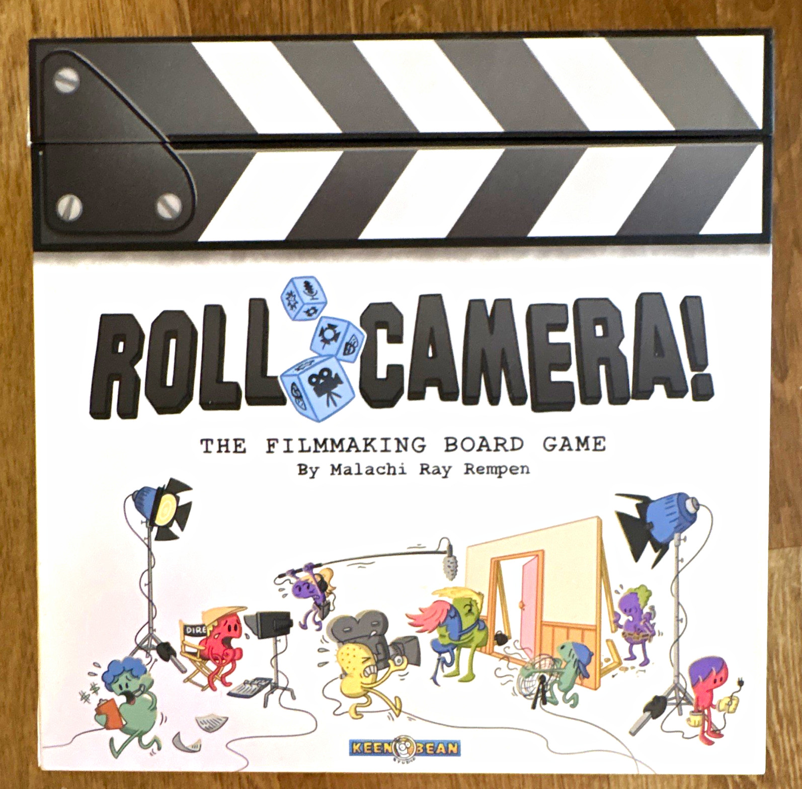 Keen Bean Roll Camera! Filmmaking Cooperative Creative Board Game 1+ Players