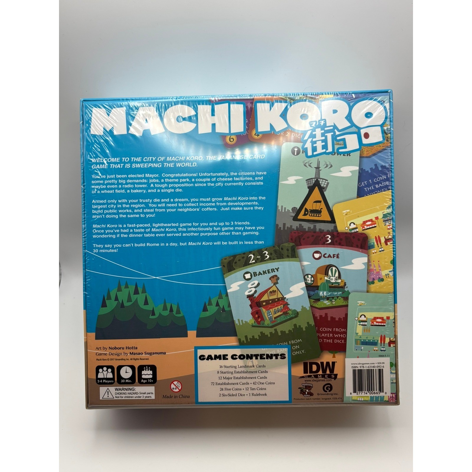 Machi Koro Card Game IDW Pandasaurus Masao Suganuma New Sealed 2-4 Players