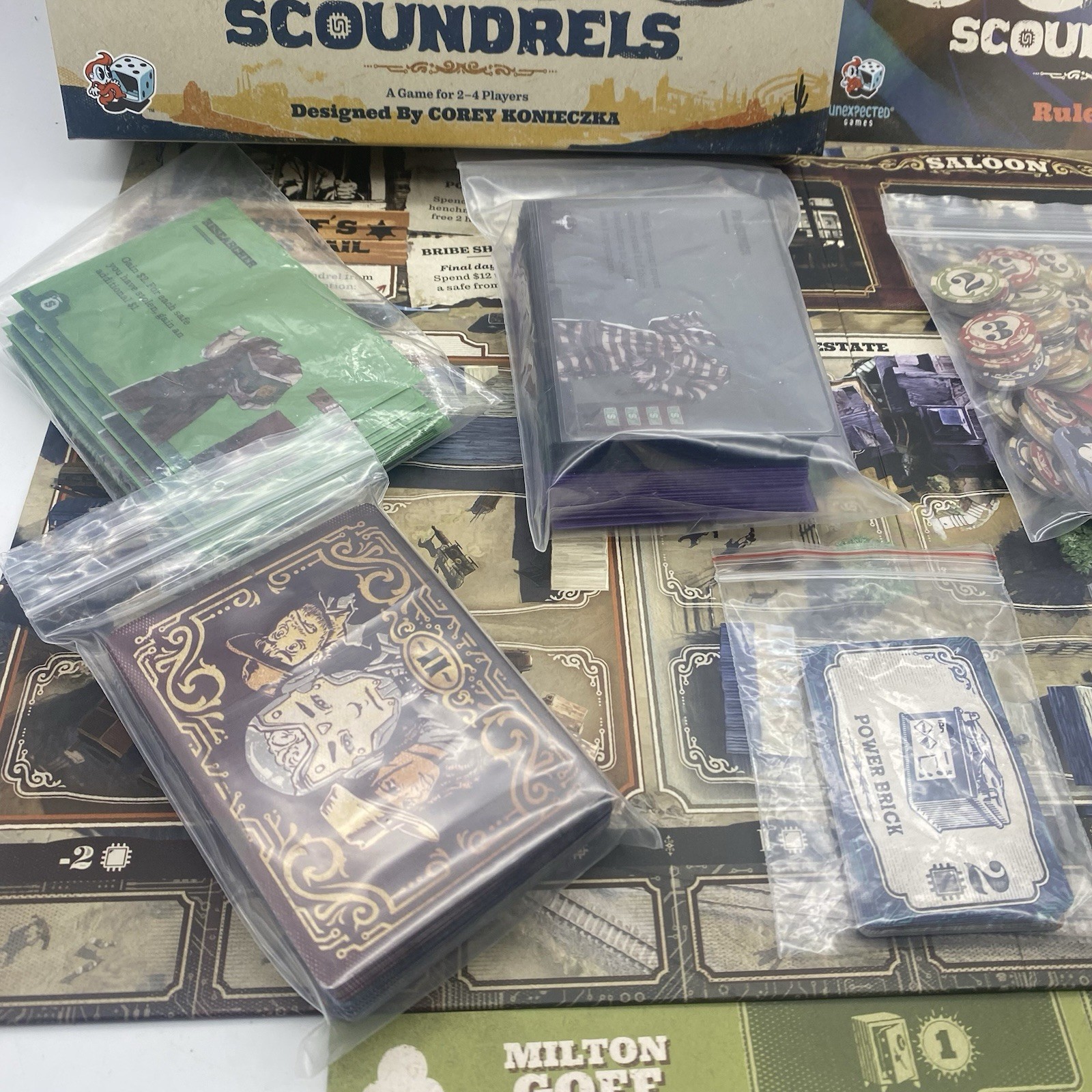 3000 Scoundrels Board Game Unexpected Games Role Playing Card Game