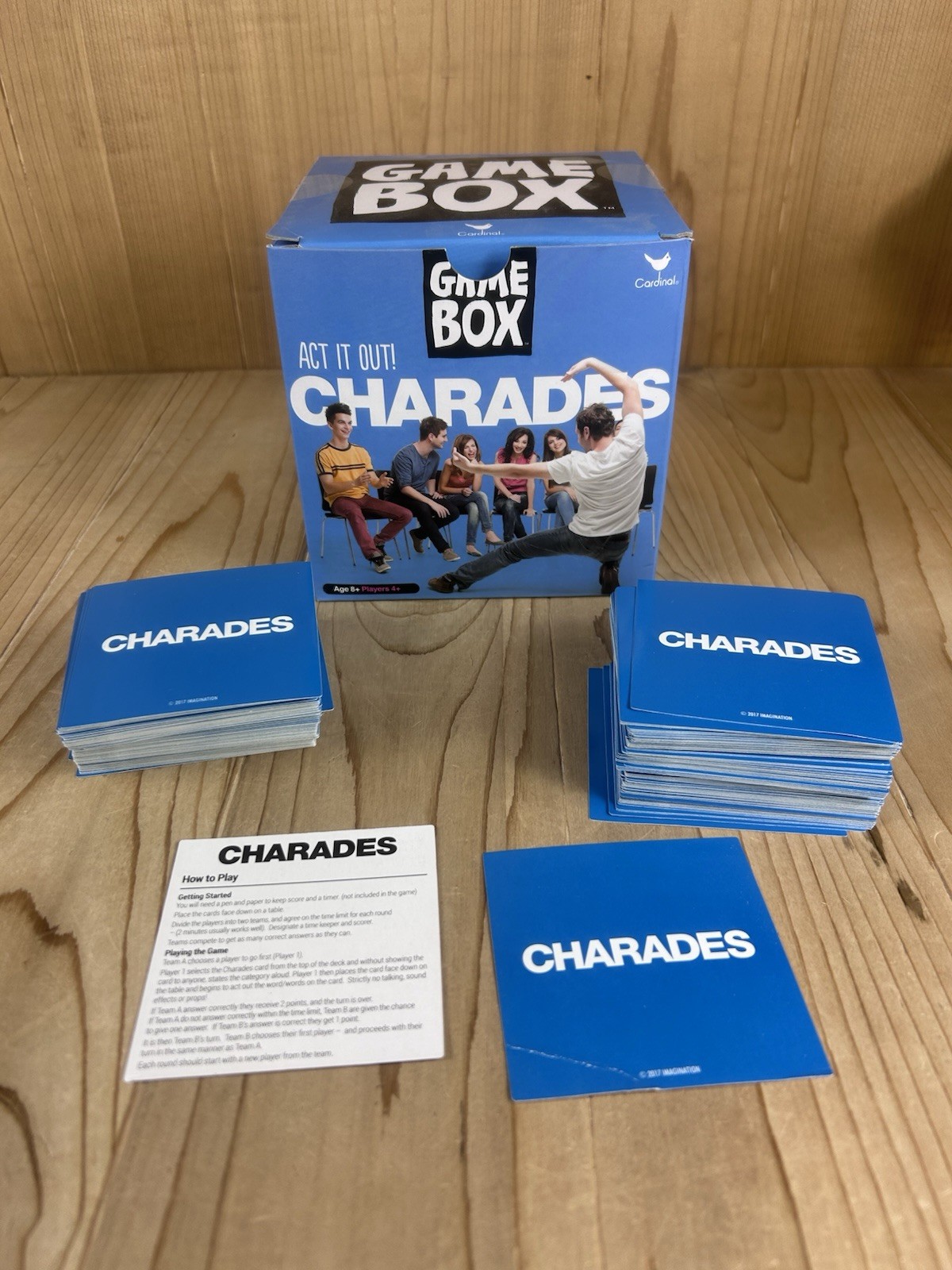 Game Box Charades Act It Out 2017 Cardinals Age 8 Up 4 Players Plus