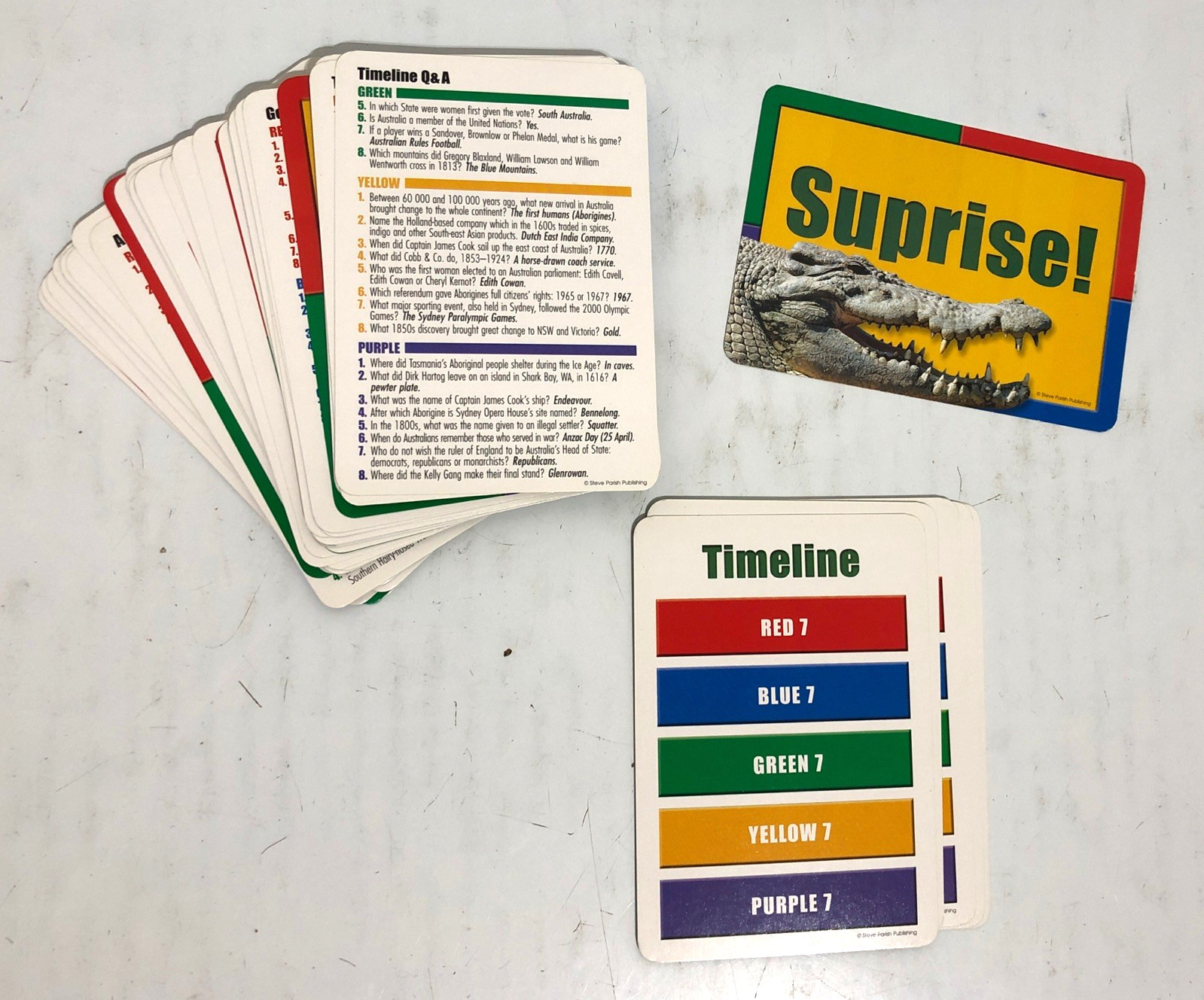 Steve Parish: Discover & Learn Q & A about Australia Card Game 2 – 5 Players