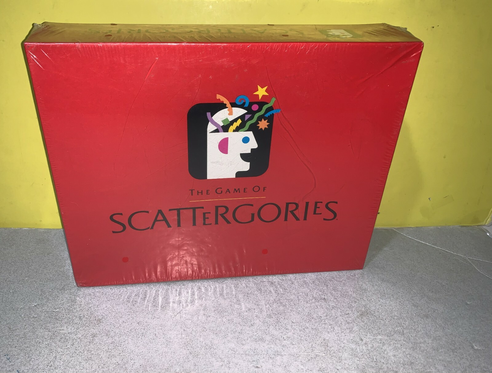 The Game Of SCATTERGORIES New FACTORY SEALED BOX Vintage 1988 Hasbro Board Game