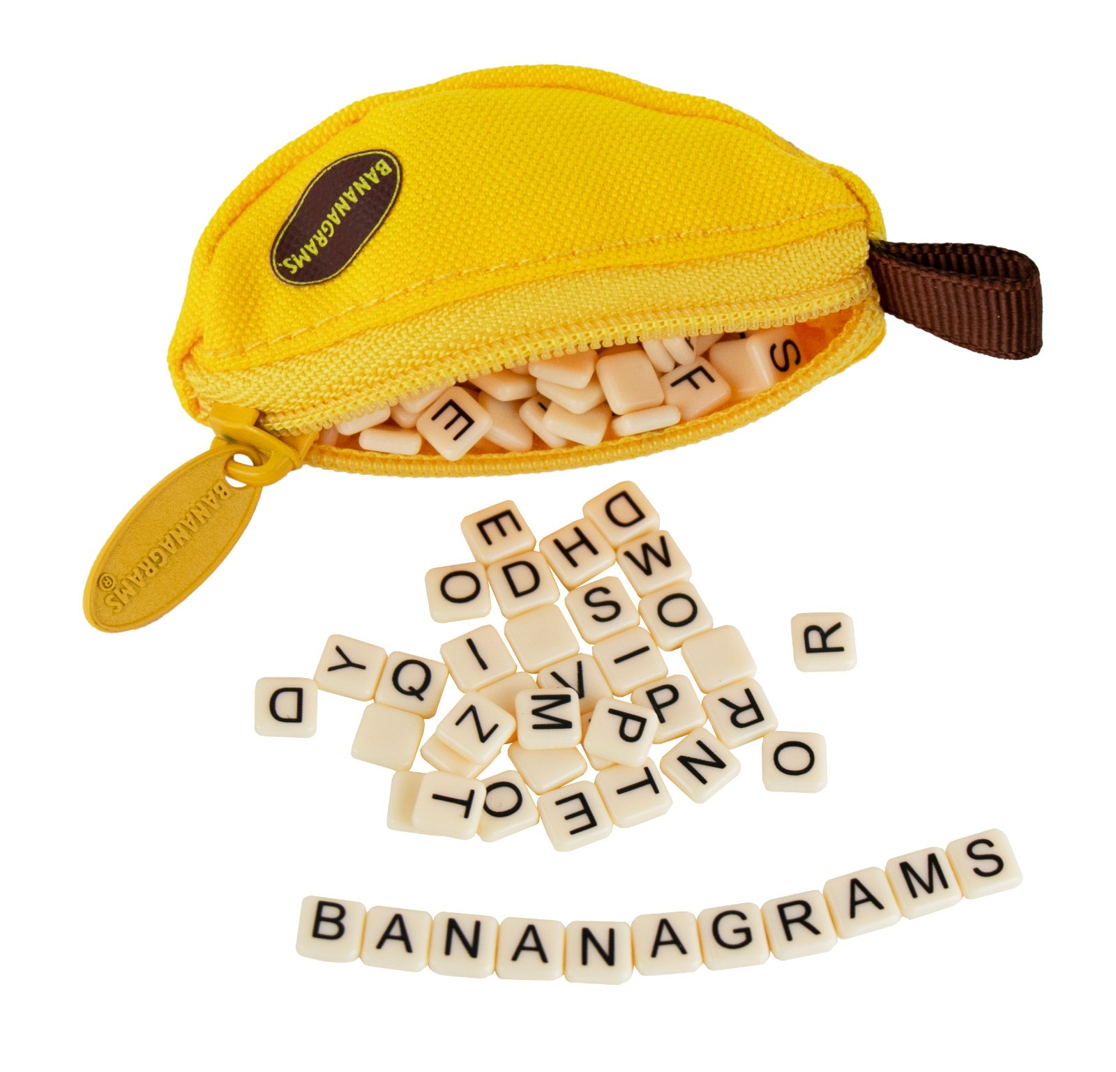 World’s Smallest BANANAGRAMS Banana Grams Letter Tile Crossword Game