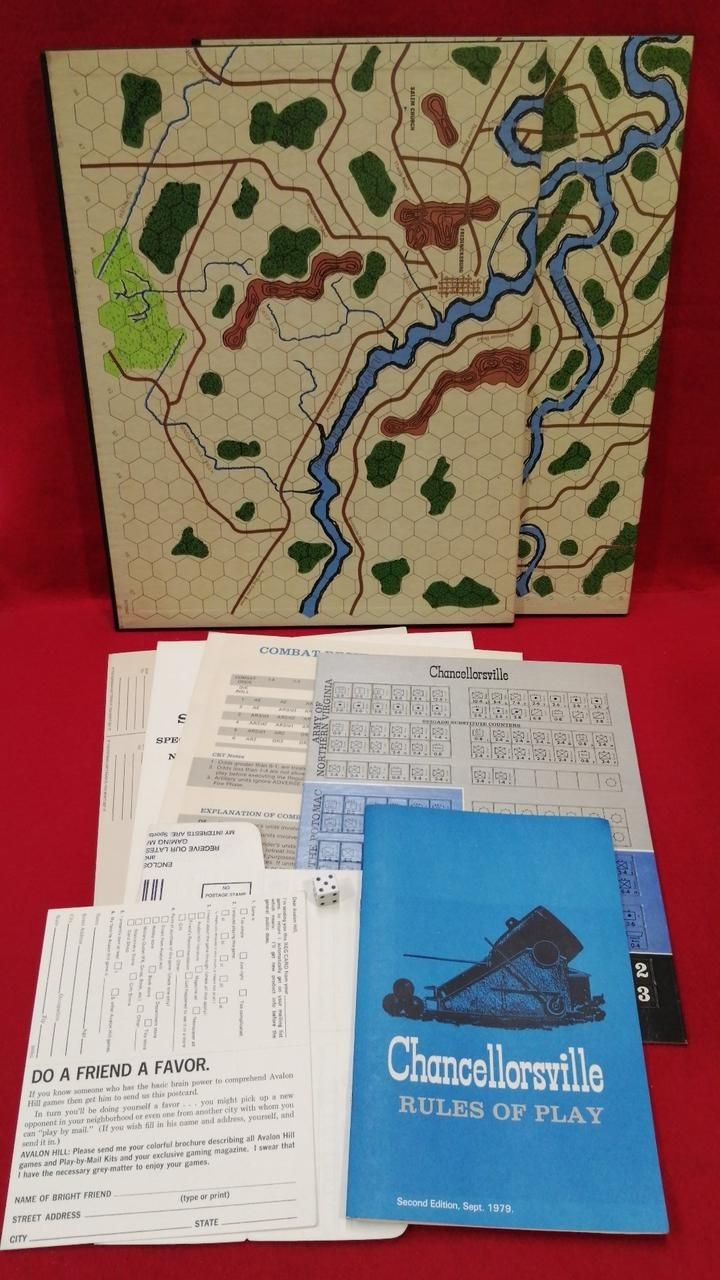 AVALON HILL CHANCELLORSVILLE Used