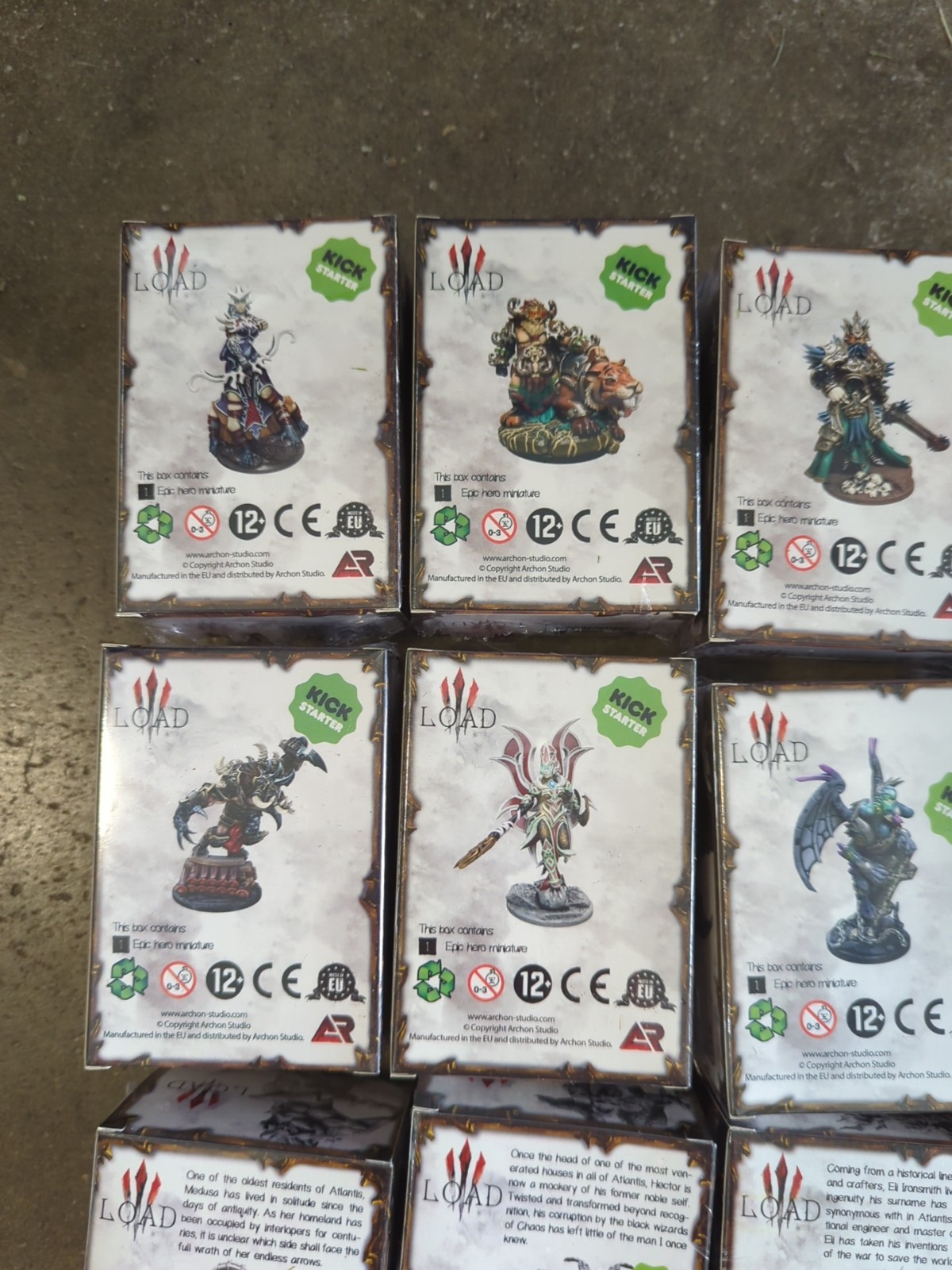 Lot Of 14 Archon Studio Board Games LOAD (Kickstarter Exclusive) SW (New) M33