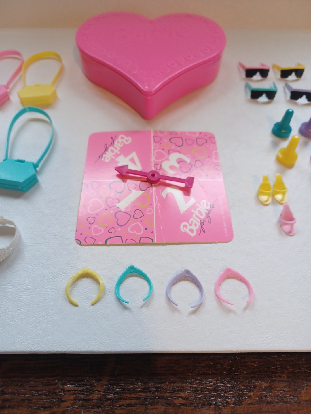 1993 Barbie Dress Up Board Game By Golden. 99% Complete Missing 1 Pink Shoe.