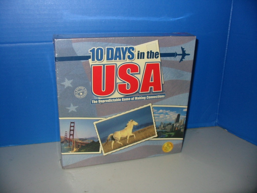 10 Days In the USA Strategy Board Game – Out Of The Box Games Factory Sealed NEW