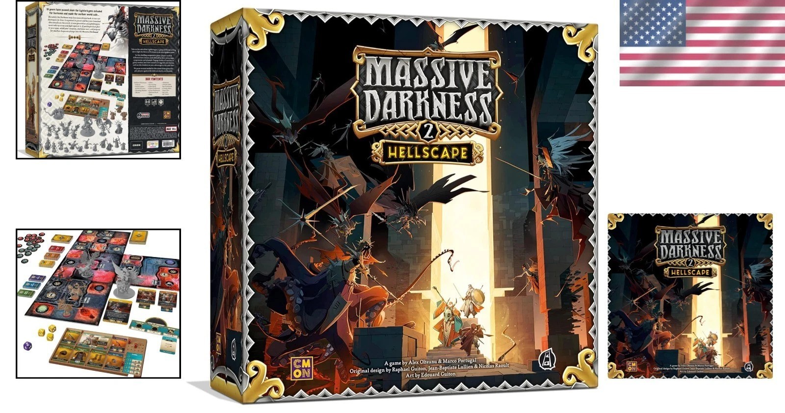 Massive Darkness 2 Hellscape Board Game