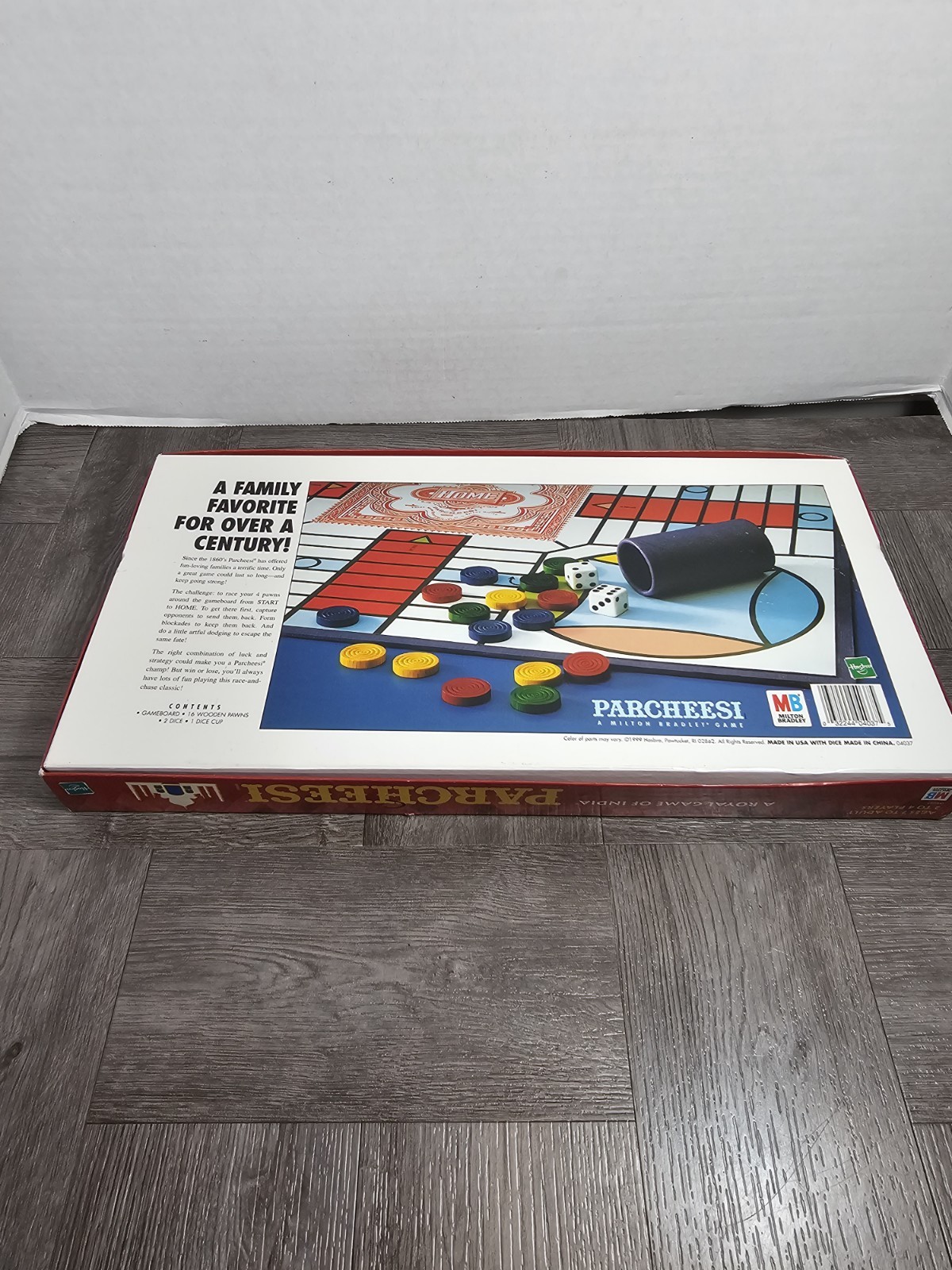 Vintage Parcheesi Board Game 1999 New Old Stock Wood Pawns 032244040375 Complete