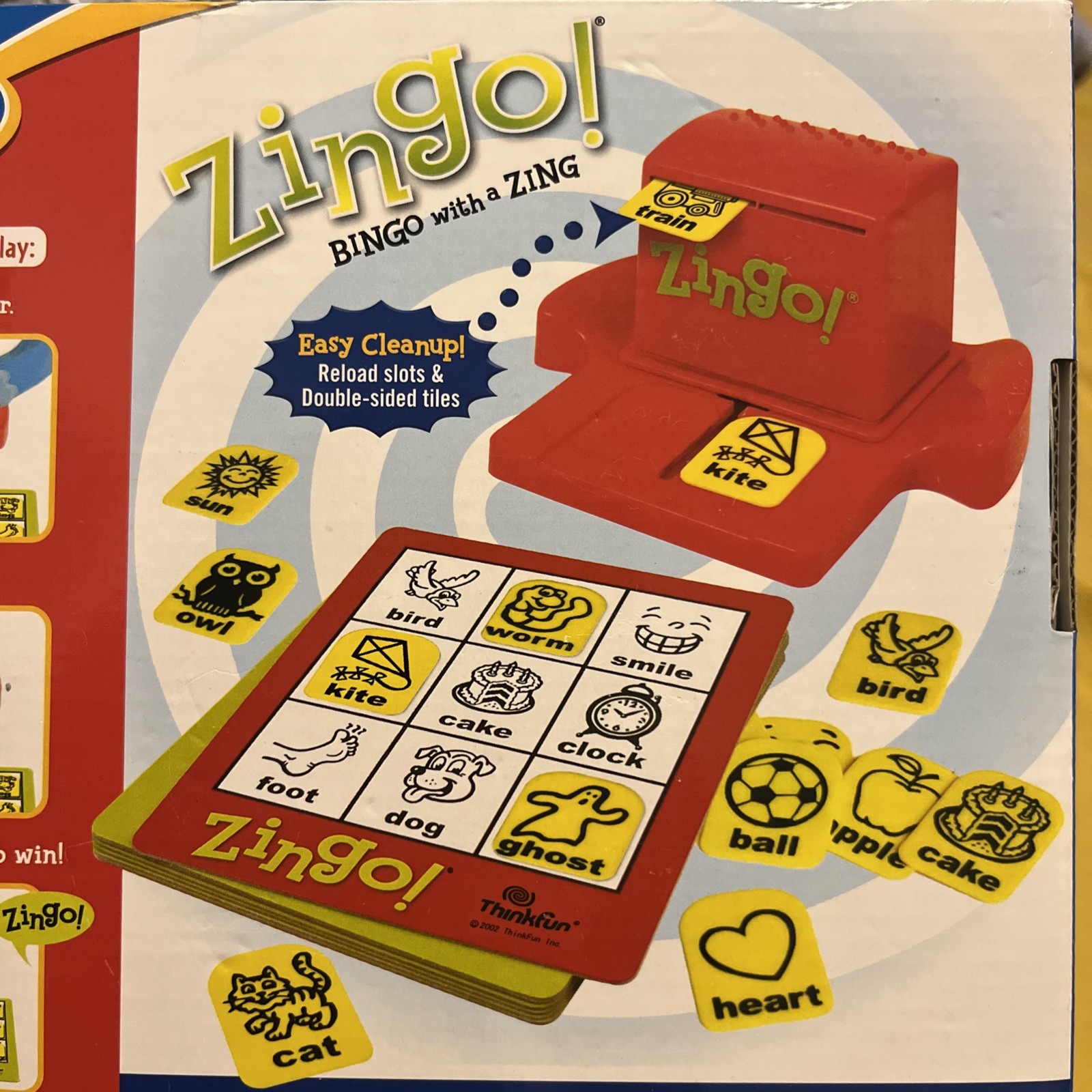 ThinkFun Zingo! Bingo with a Zing Family Board Game 2-6 Players For Kids Age 4+