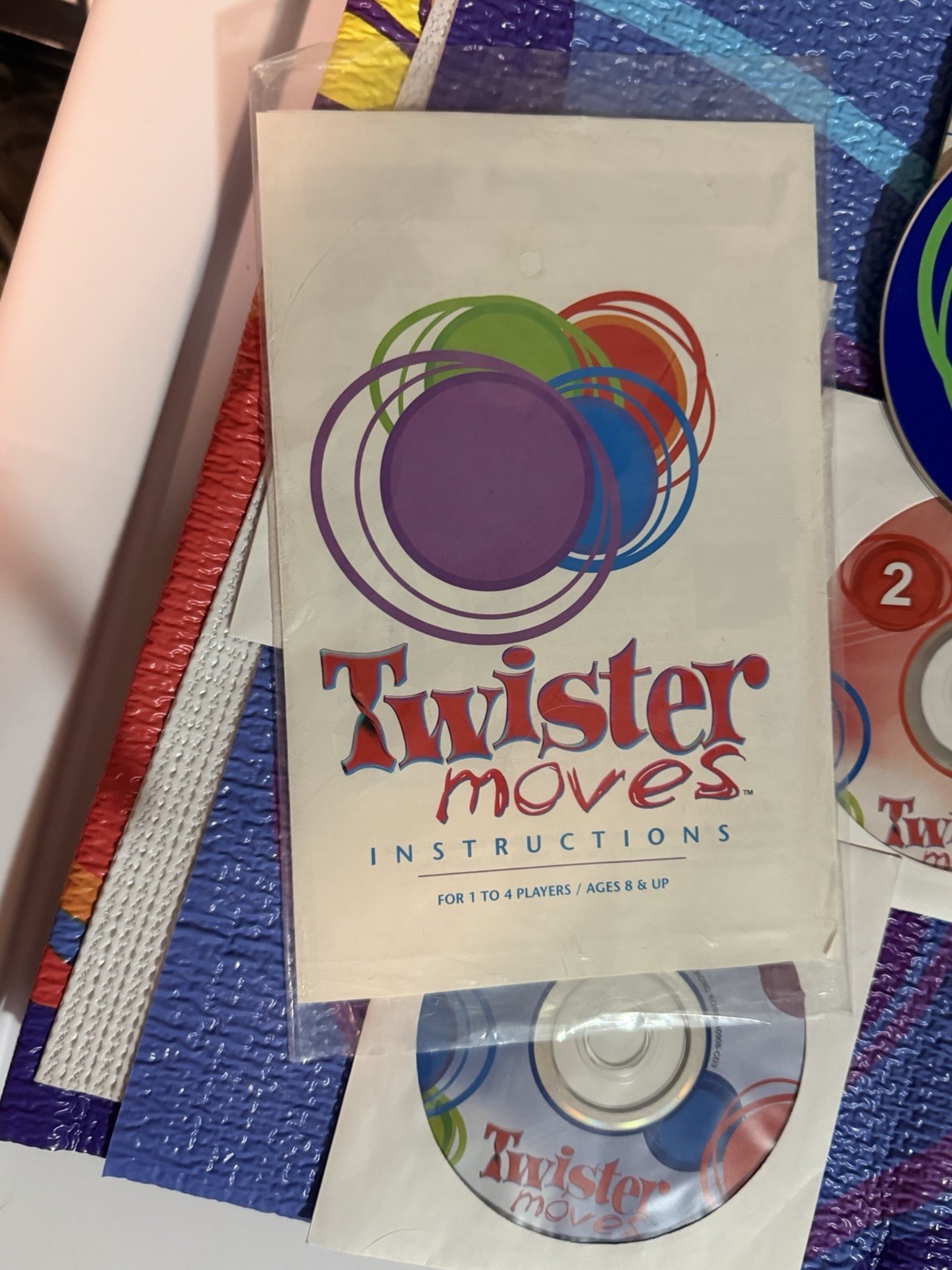 Twister Moves Milton Bradley Hasbro Dance Game 4 Music CDs 2003 Complete NO BOX