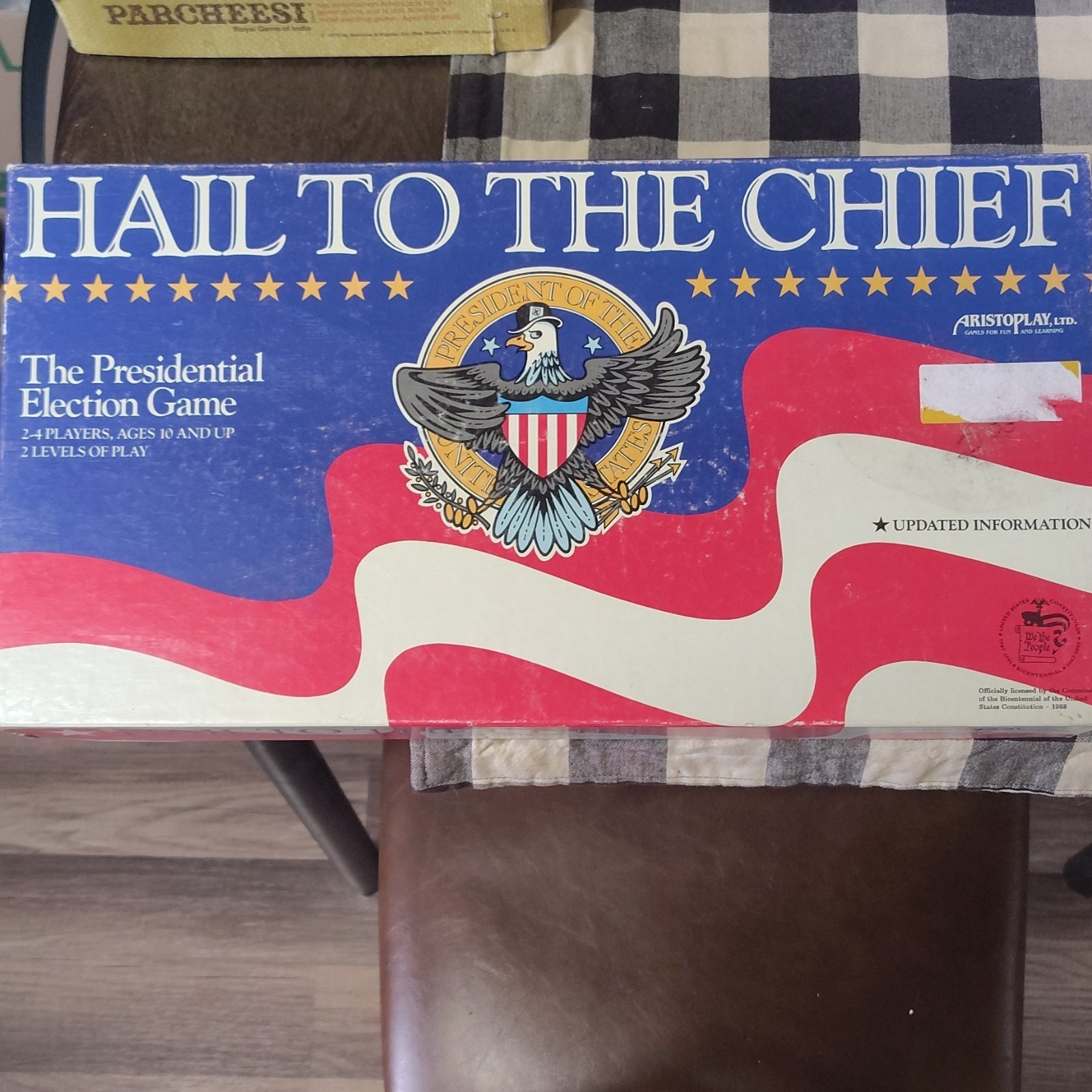 Aristoplay, Ltd. Hail to the Chief Board Game 1988 COMPLETE