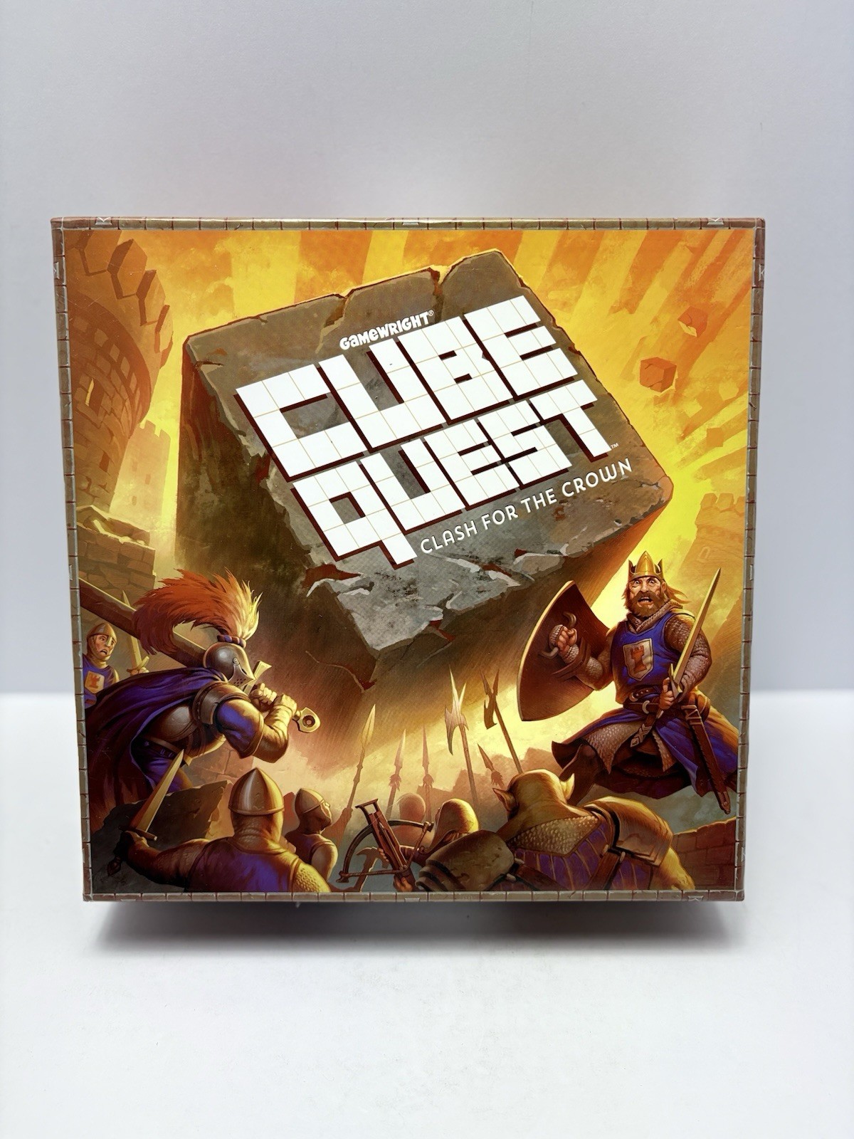 CUBE QUEST Clash For The Crown Game Gamewright COMPLETE