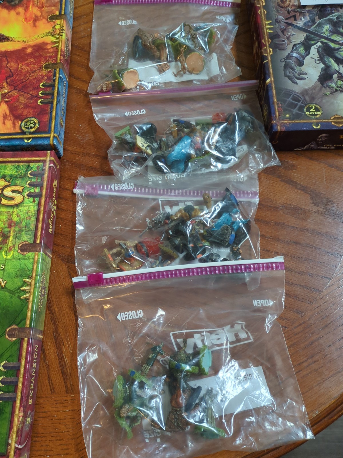 Dungeon Twister Lot: Prison and Expansions 1-5, Read for itemization