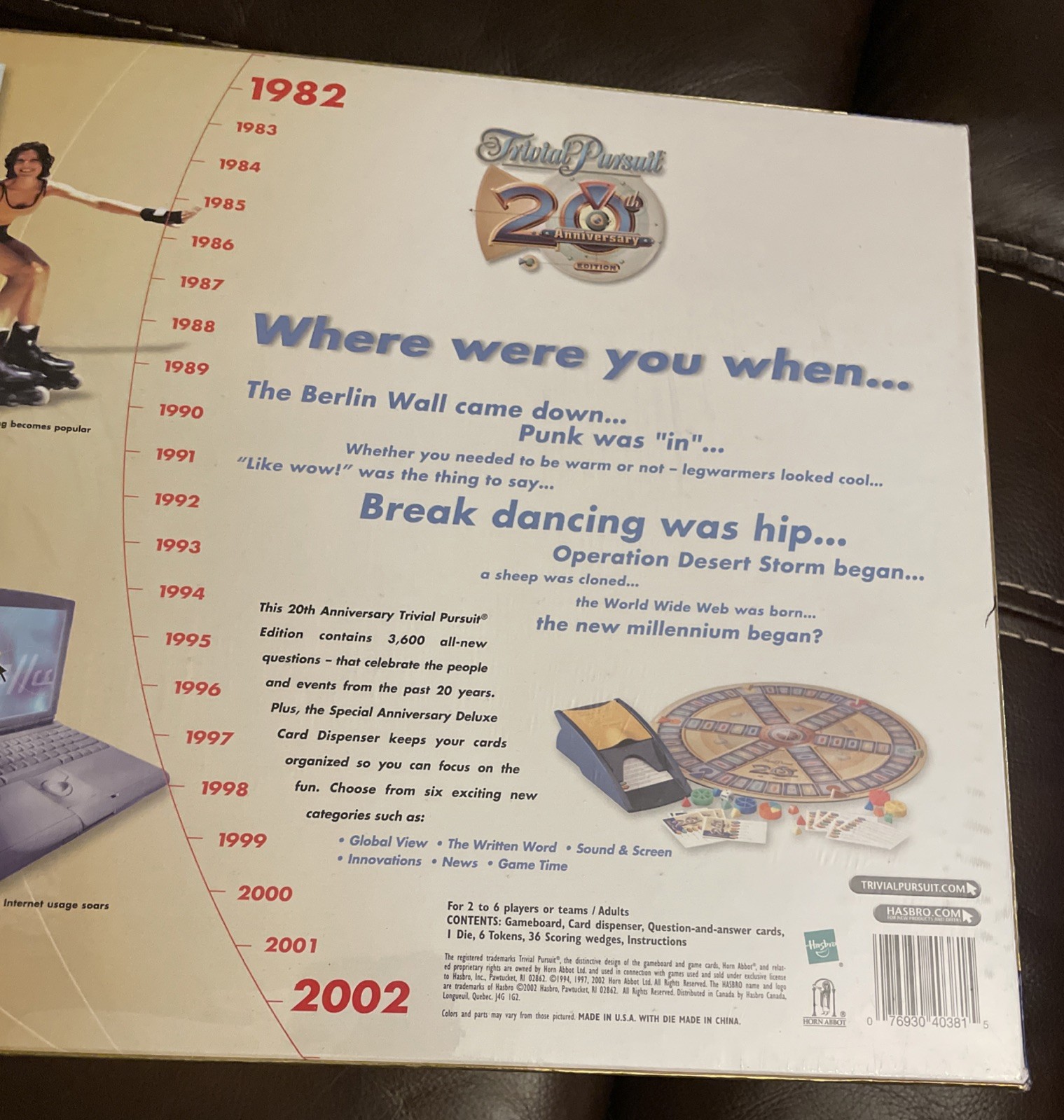 Trivial Pursuit 20th Anniversary Edition 80s 90s Early 2000’s New Sealed