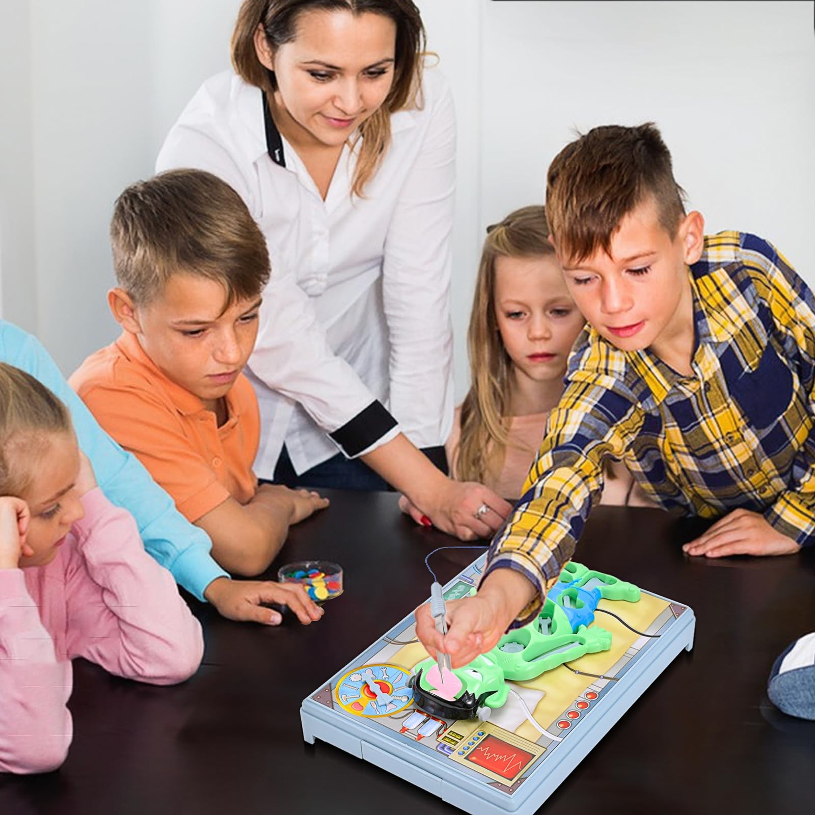 Operated Monster Board Game for Ages 3-8-12 Years Old with Tweezers and Fun G…