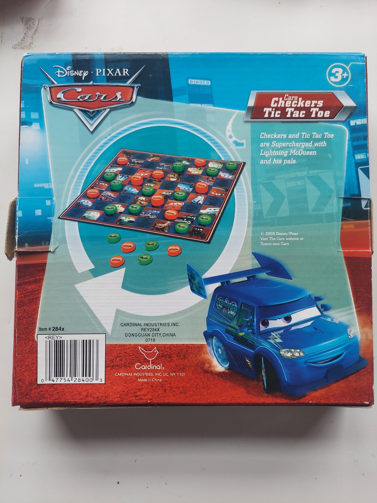 Disney Pixar Cars Checkers Tic Tac Toe Go Fish Crazy Eights Games Complete