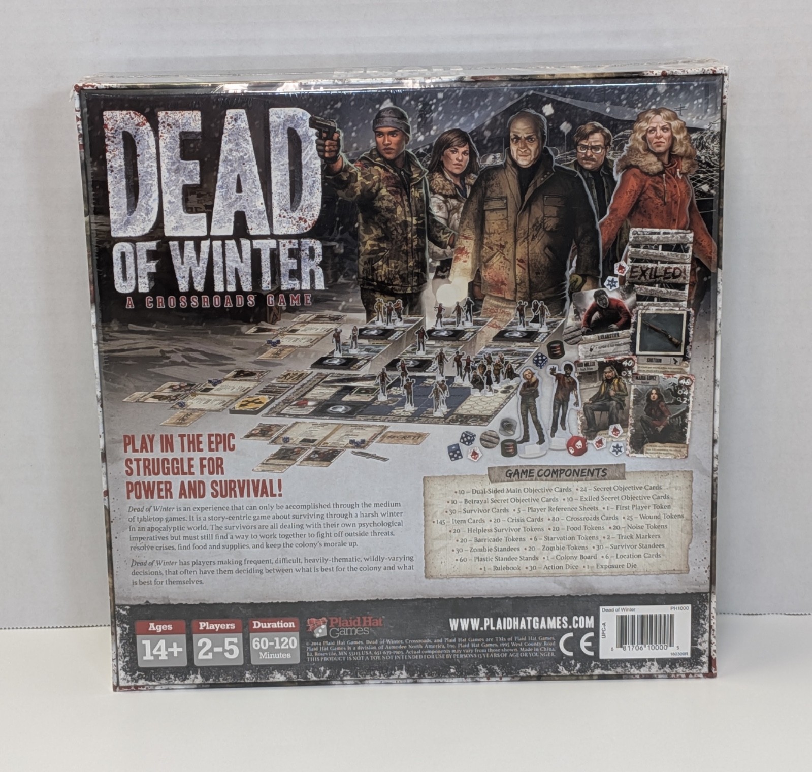 Dead of Winter A Crossroads Game Plaid Hat Games PH1000 2014 New Sealed
