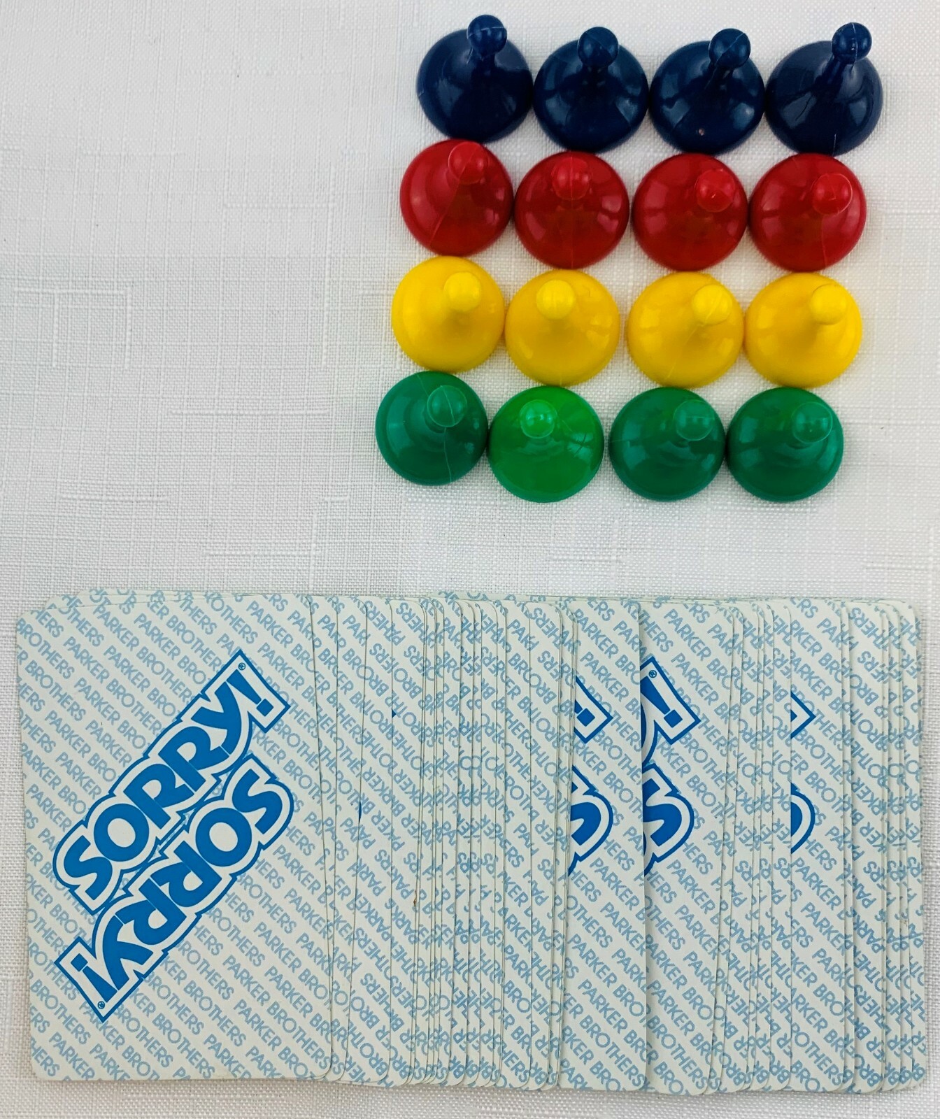 1972 Sorry! Game by Parker Brothers Complete in Very Good Condition FREE SHIP
