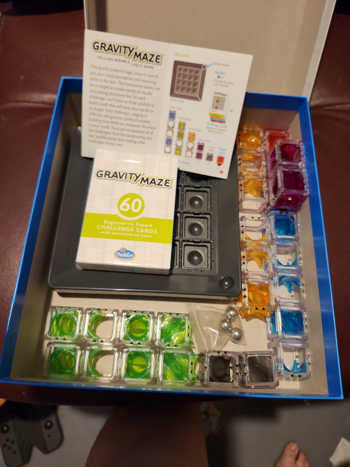 Gravity Maze Falling Marble Logic Game 2015 Toy Of The Year 100% COMPLETE