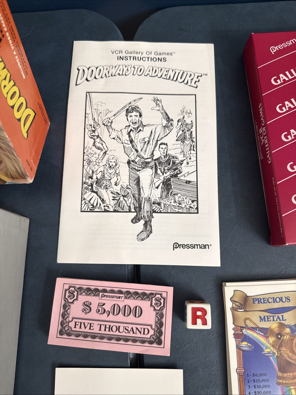 Doorways to Adventure VCR VHS Game Pressman Toys 1986 100% COMPLETE!