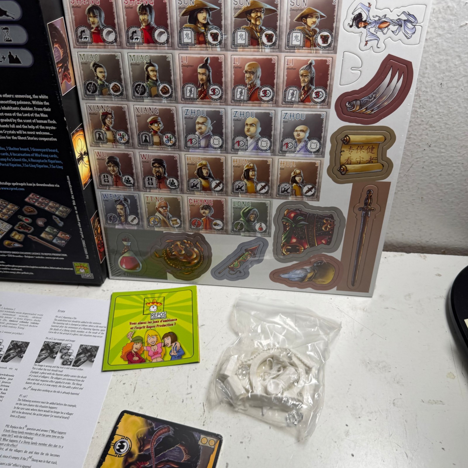 Ghost Stories: White Moon Repos Production Cooperative Board Game Expansion
