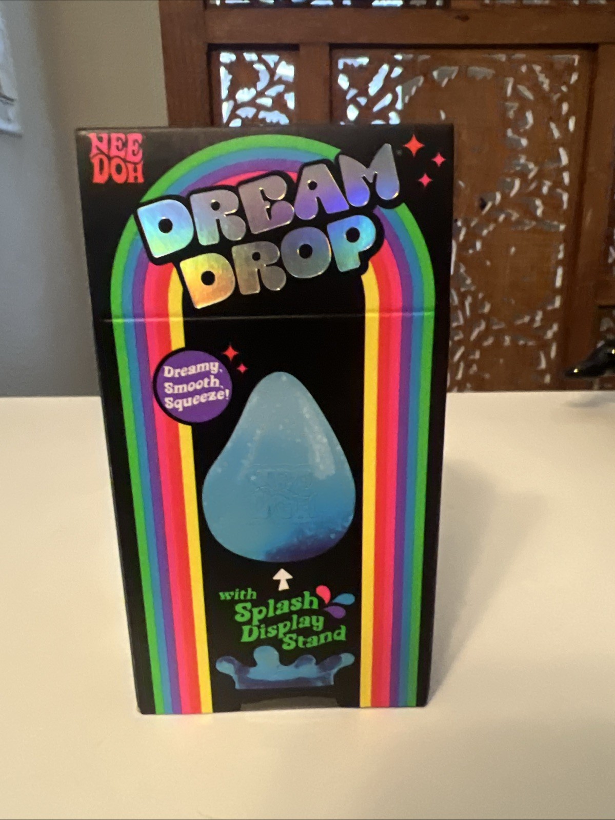 NeeDoh Dream Drop Squishy Toy PURPLE Nee Doh Stress Ball Authentic NEW Sealed