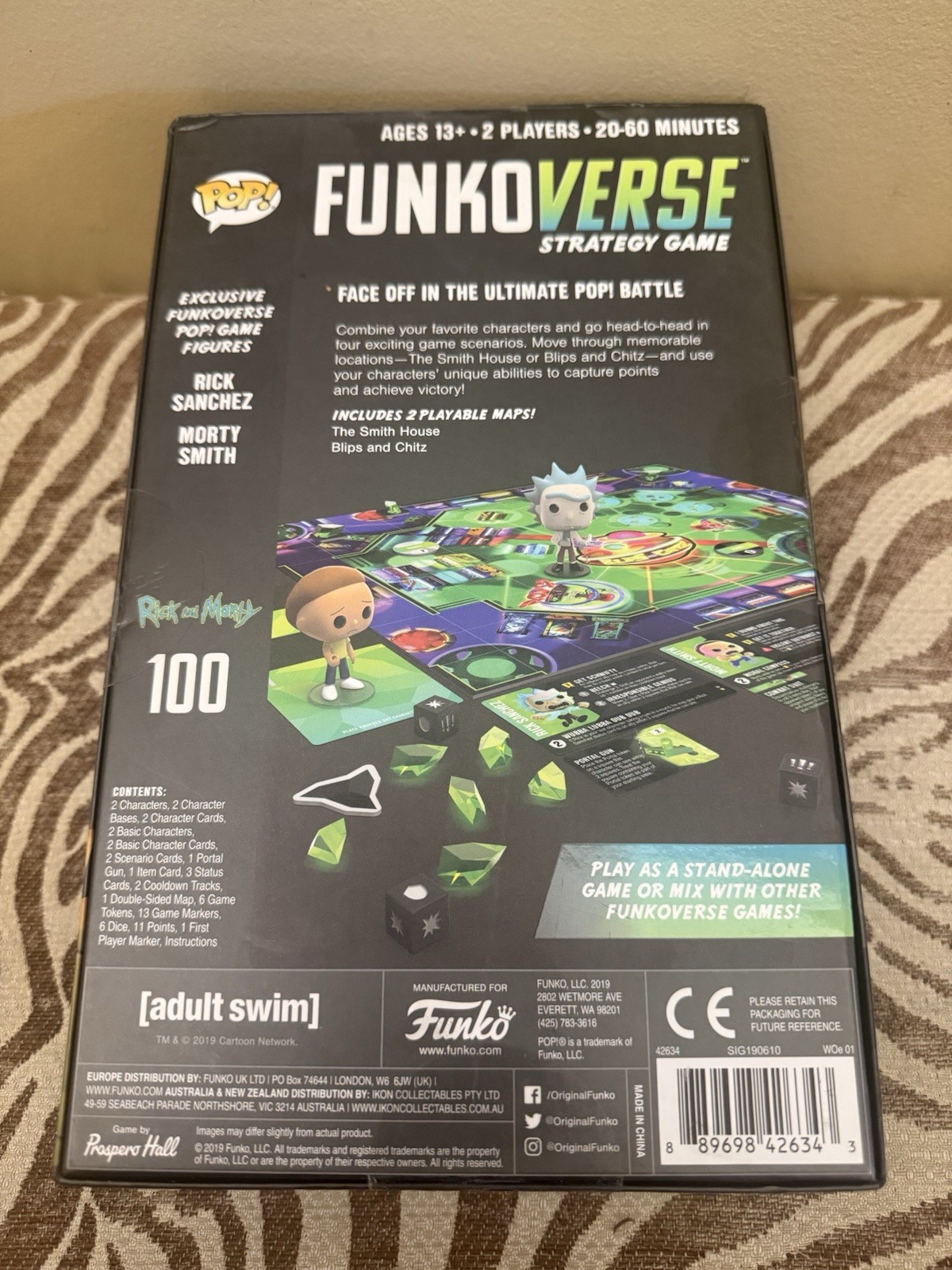 NEW 2-Pack Funko Pop! Funkoverse RICK and MORTY 100 Expandalone Strategy Game
