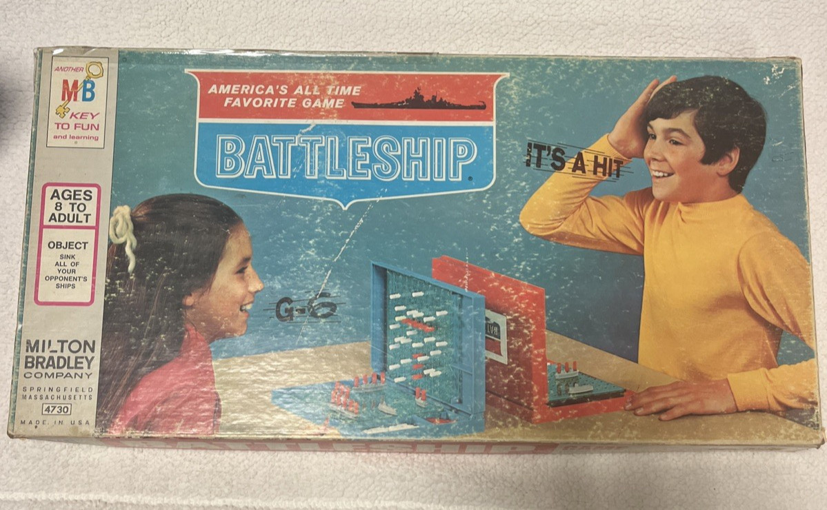 Vintage 1967 Battleship Board Game Milton Bradley 100% COMPLETE