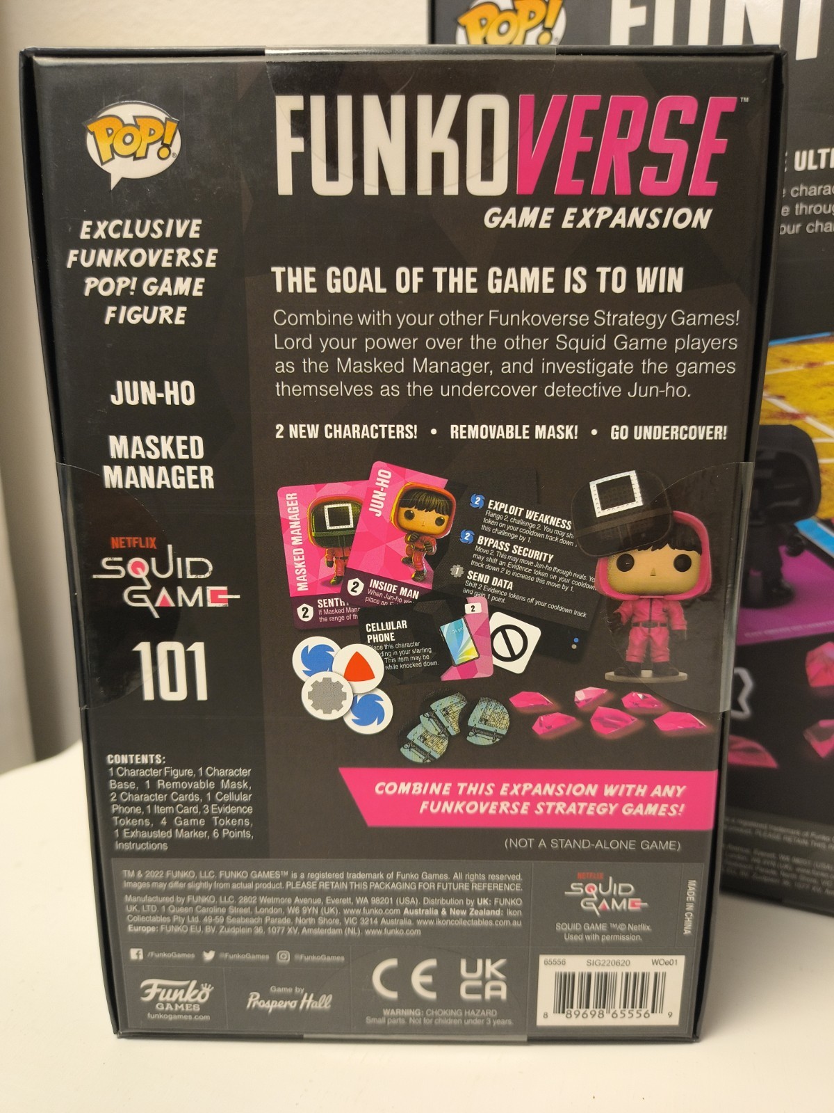 Squid Game Pop! Funkoverse Strategy Game 4-Pack + Expansion *BOTH ARE CHASES!!