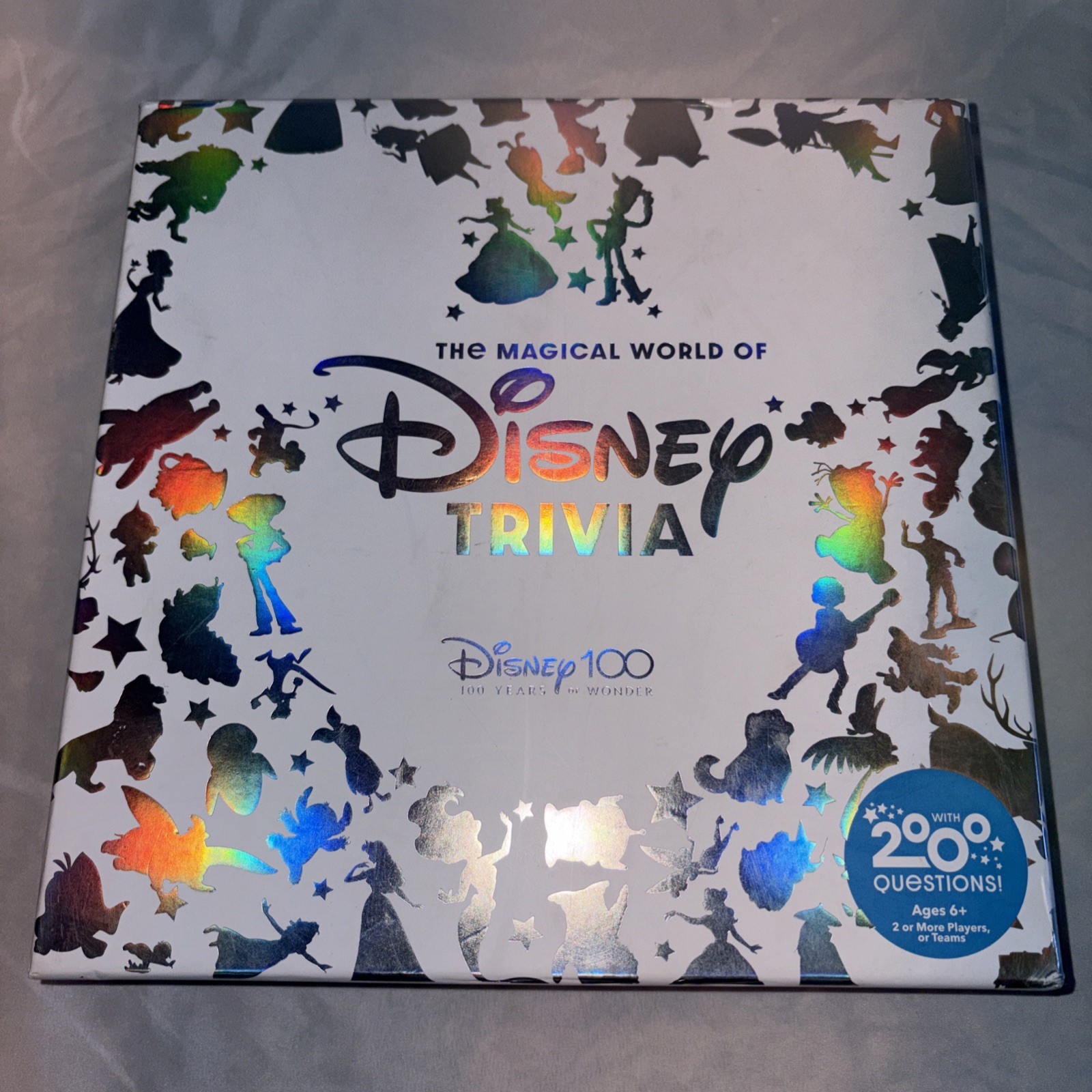 Magical World of Disney Trivia 100 Years of Wonder Board Game – Open Box- Unused