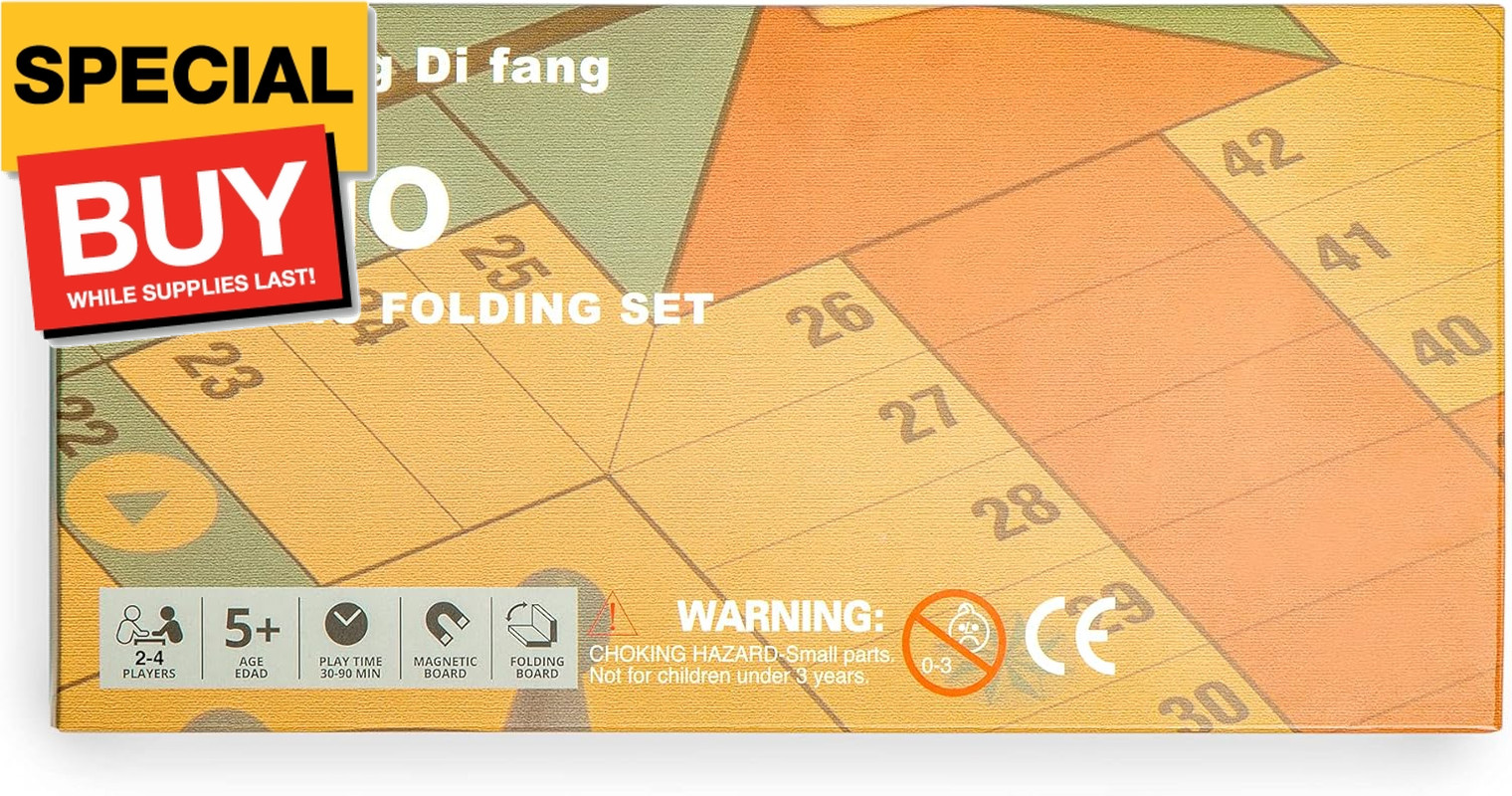 Ludo Magnetic Folding Travel Board Game Set – 9.75 Inches
